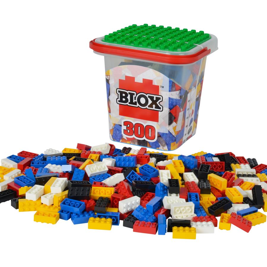 BLOX 8er-Steckbausteine im Container 300-teilig