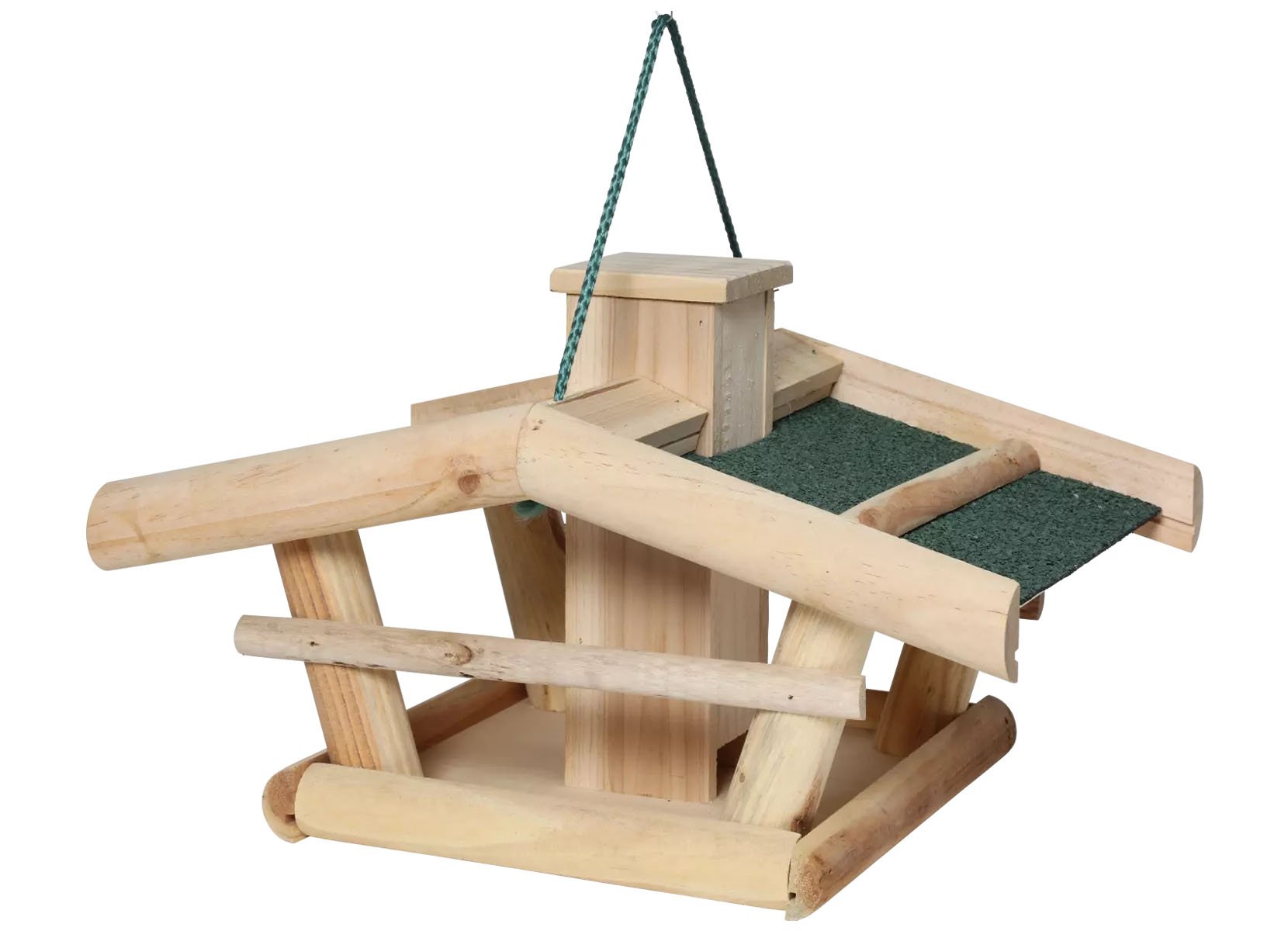 Holz-Vogelhaus Natur 43x30x25,5cm