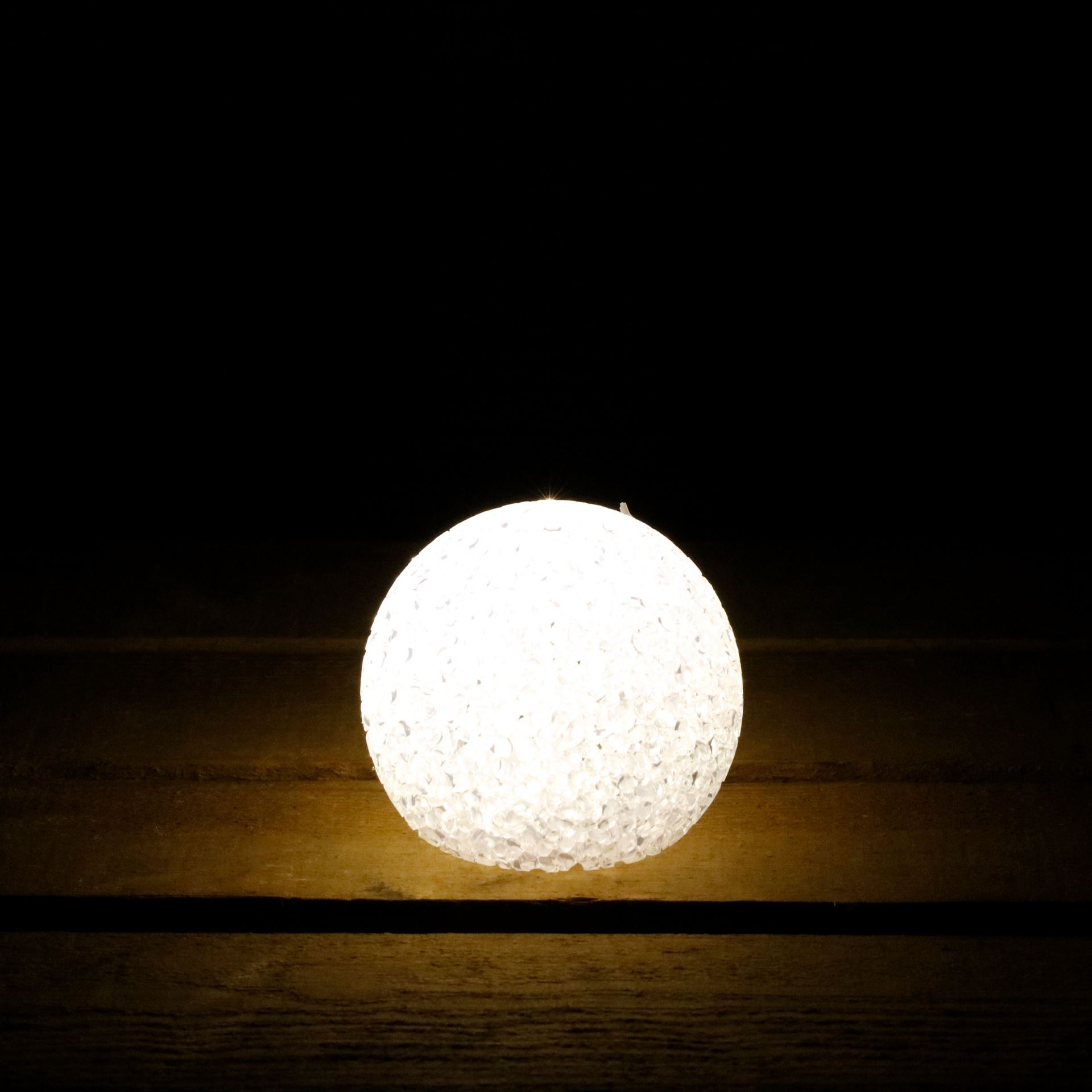 LED-Deko-Leuchtkugel 8cm Warmweiß