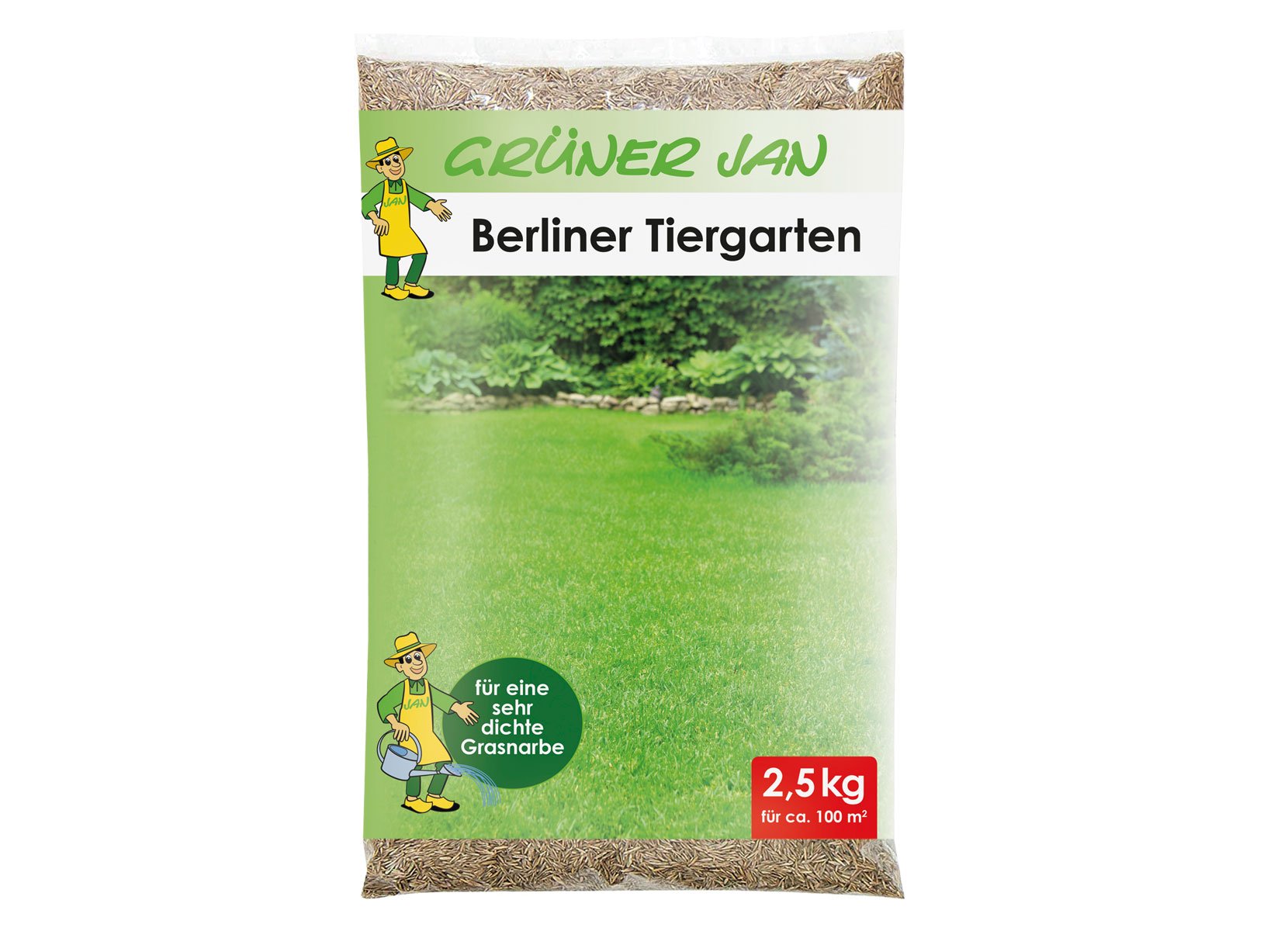Grüner Jan Rasensamen Berliner Tiergarten 2,5kg