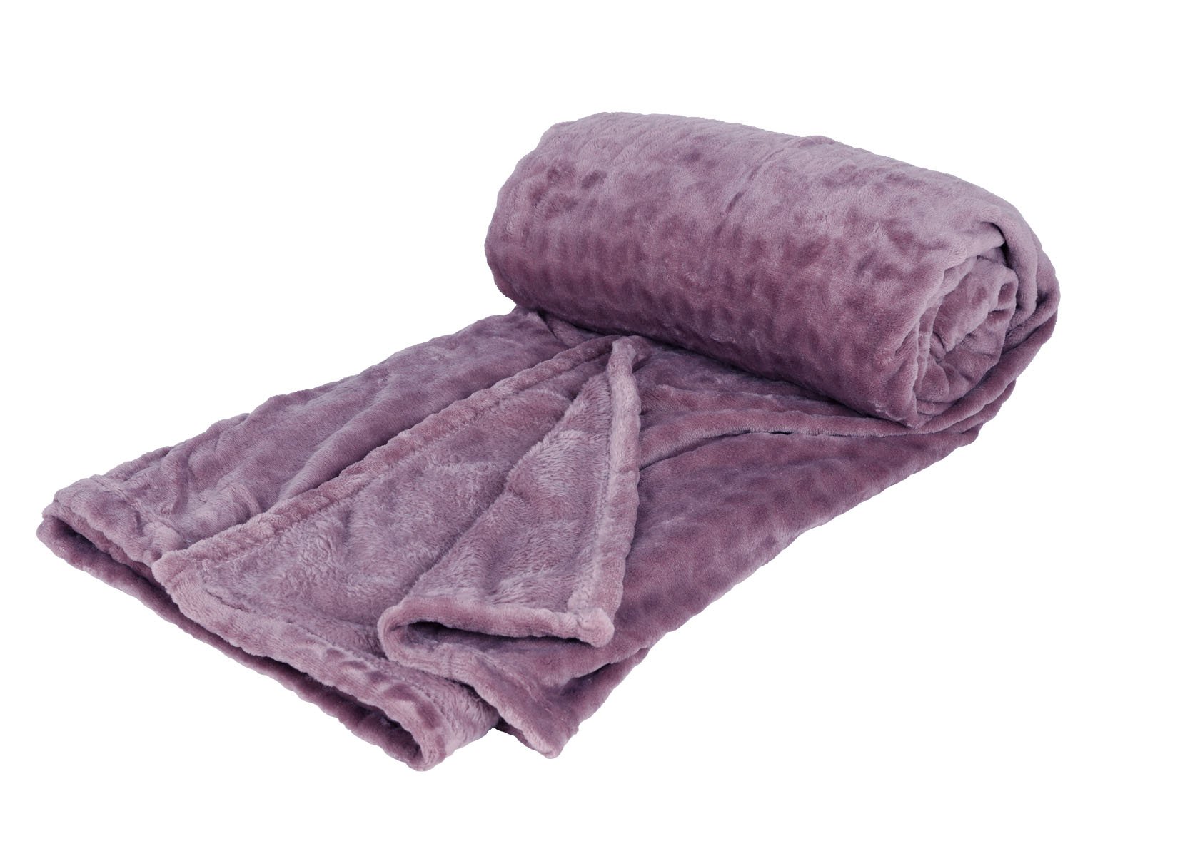 Kuscheldecke Jacquardmuster 150x200cm Malve