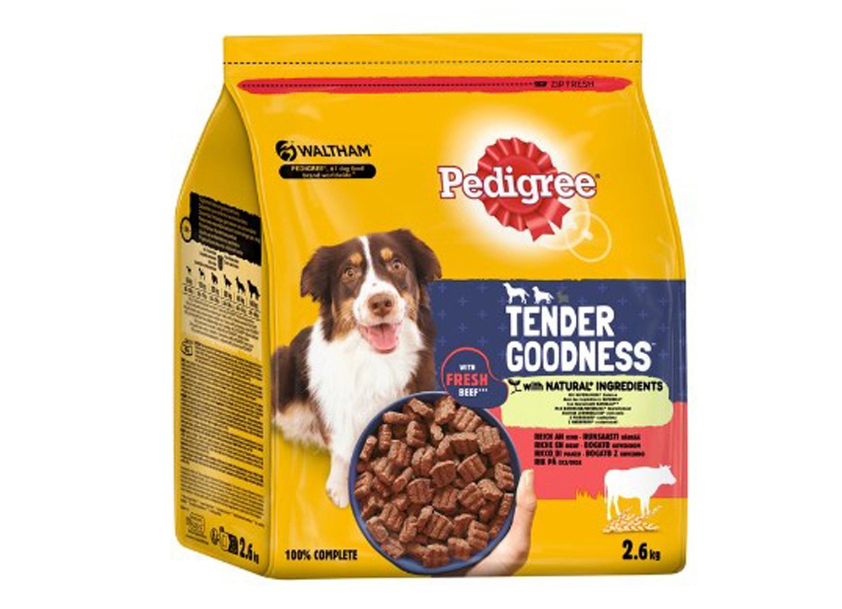 Pedigree Tender Goodness mit Rind 2,6kg
