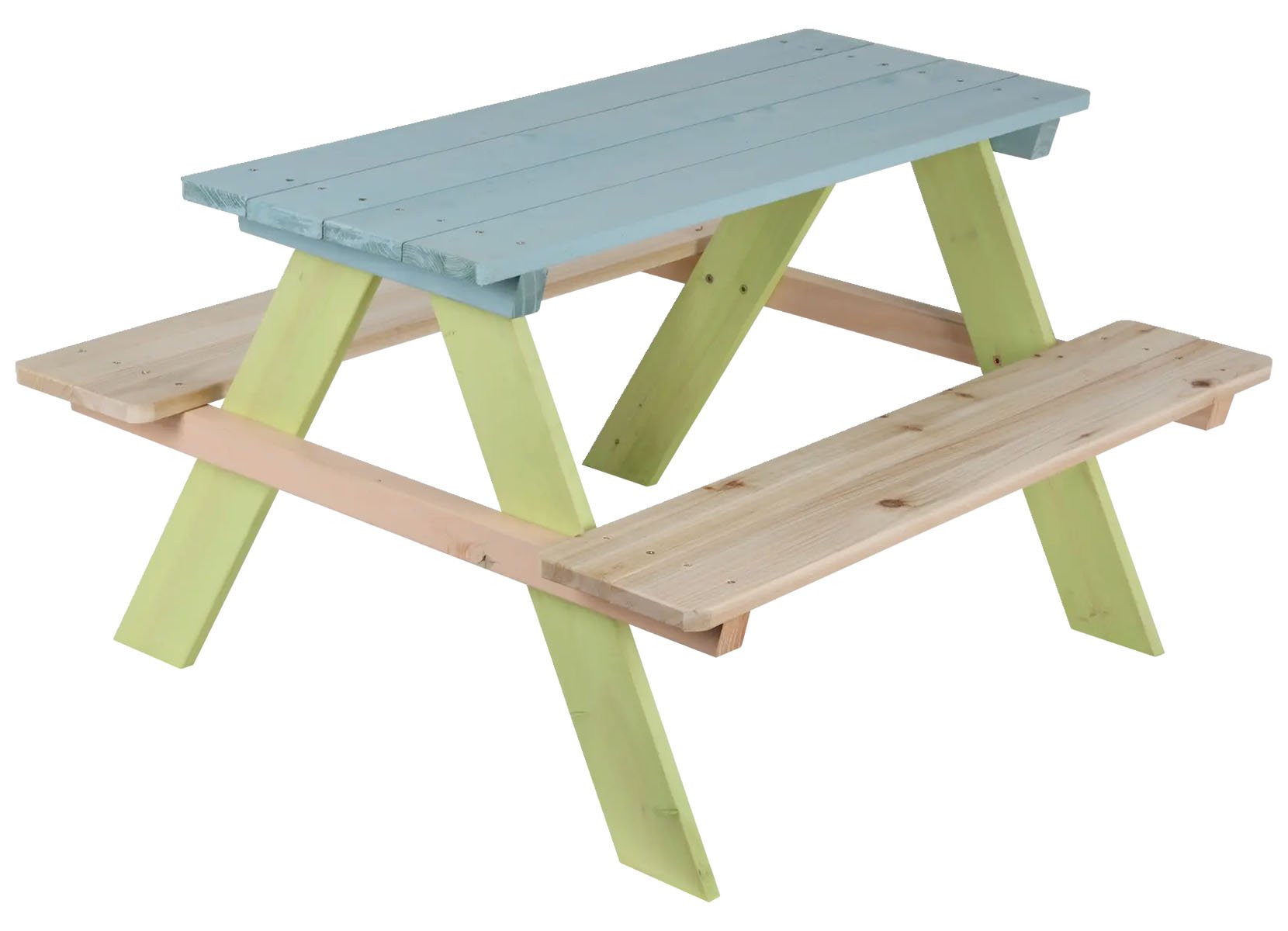 Kinder-Picknicktisch aus Kiefernholz 90x50x79cm