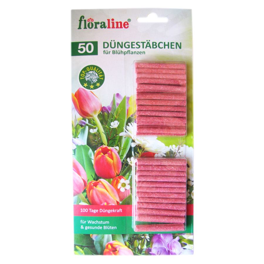 Floraline Düngestäbchen für Blühpflanzen 50 Stück