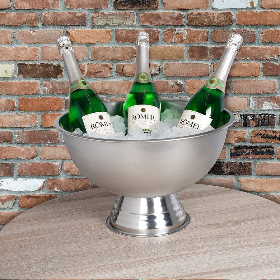 Edelstahl-Champagnerkühler 40,5x24,5cm