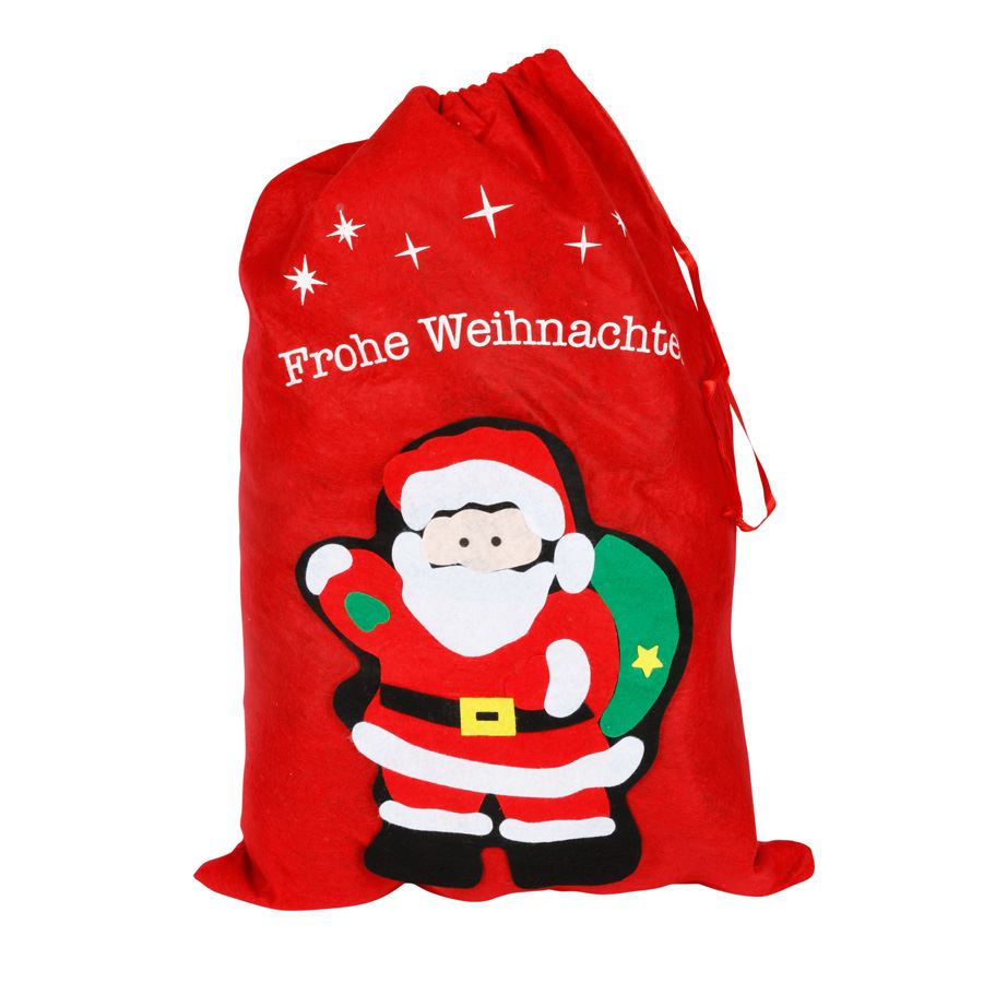 Geschenkesack Weihnachtsmann 34x50cm