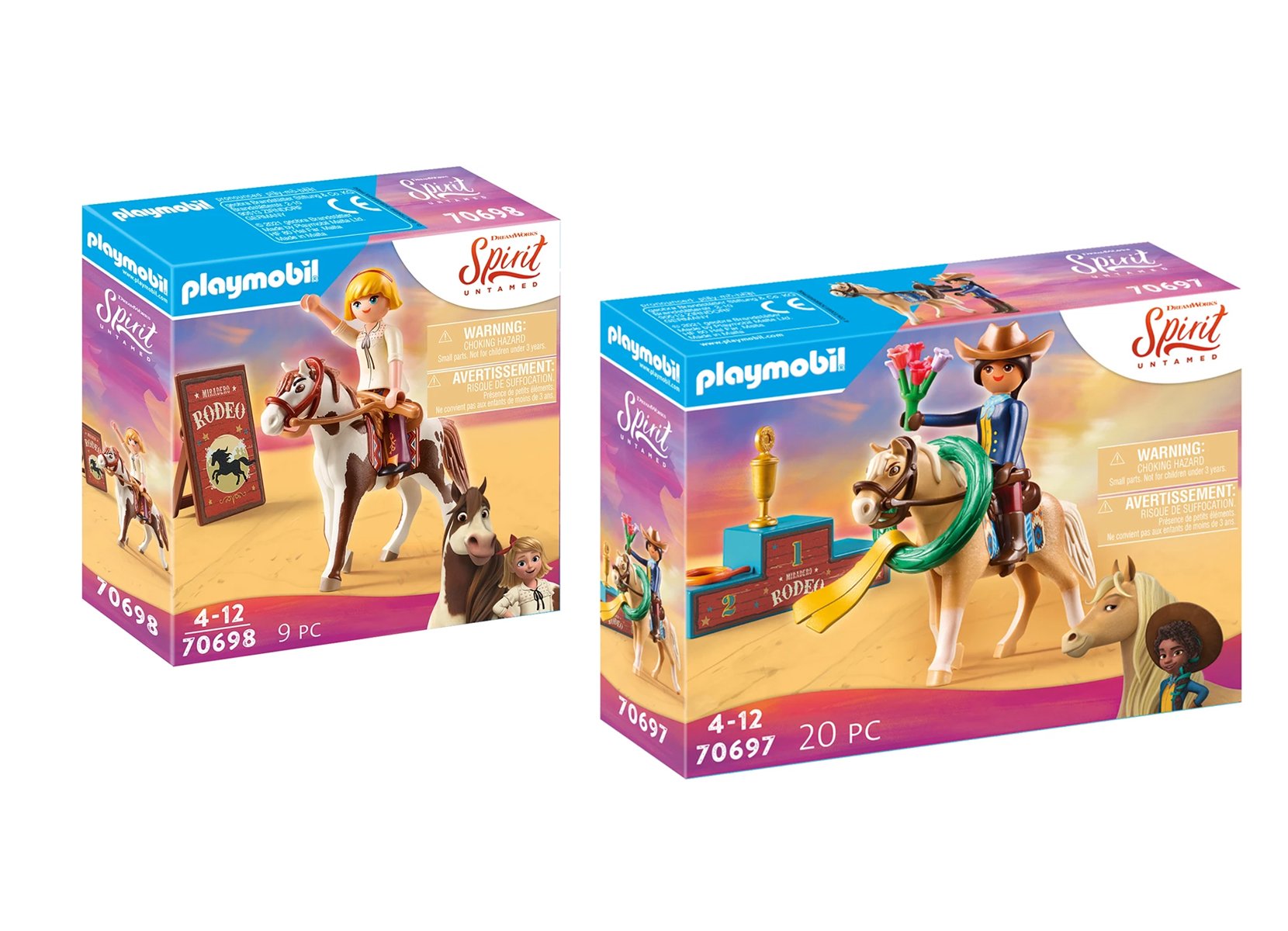 Playmobil Dreamworks Spirit Rodeo-Pru und Rodeo-Abigail 2er-Set