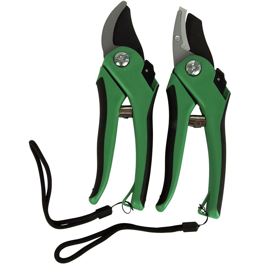 Gartenscheren-Set Bypass und Amboss