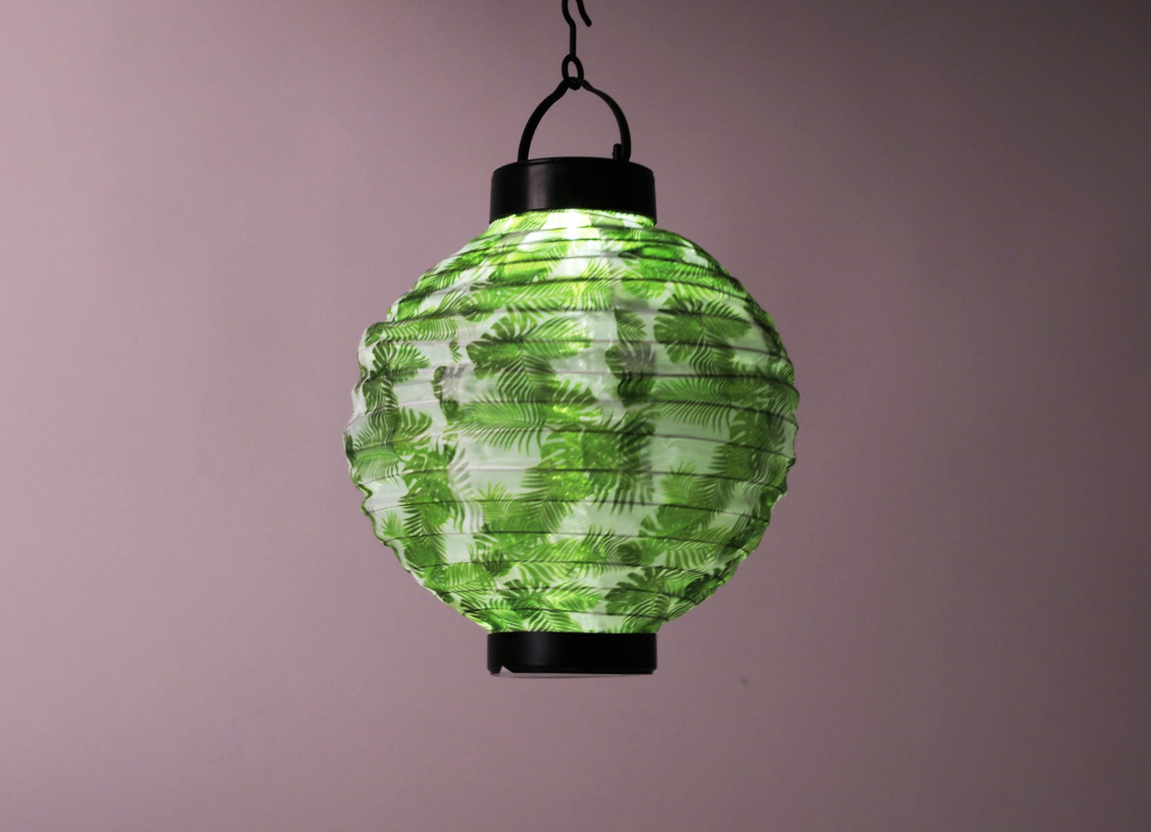 Solar-Lampion 20cm 1 LED Warmweiß