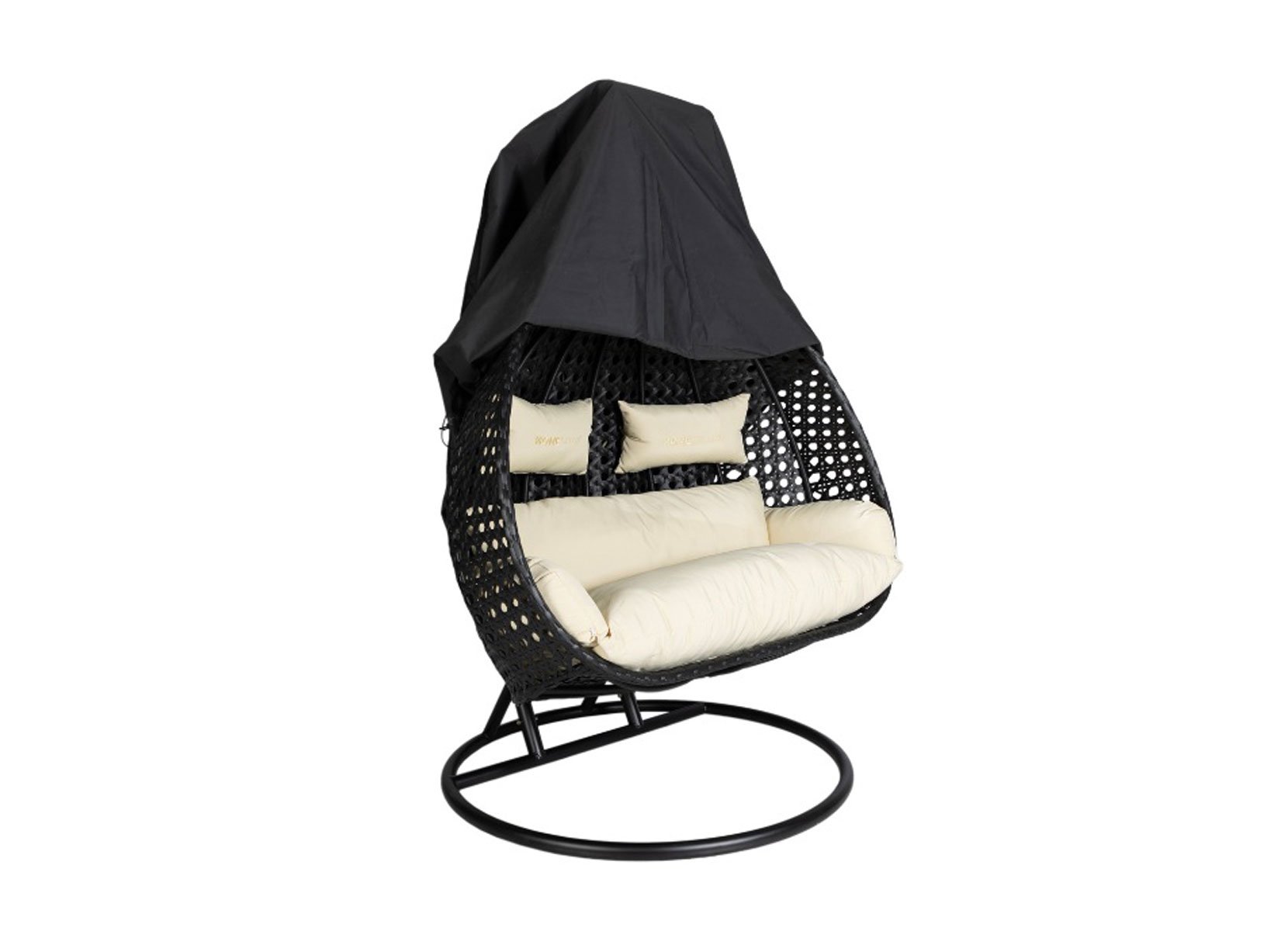 Home Deluxe Regenabdeckung für TWIN Hängesessel Schwarz Home Deluxe Regenabdeckung für TWIN Hängesessel Schwarz