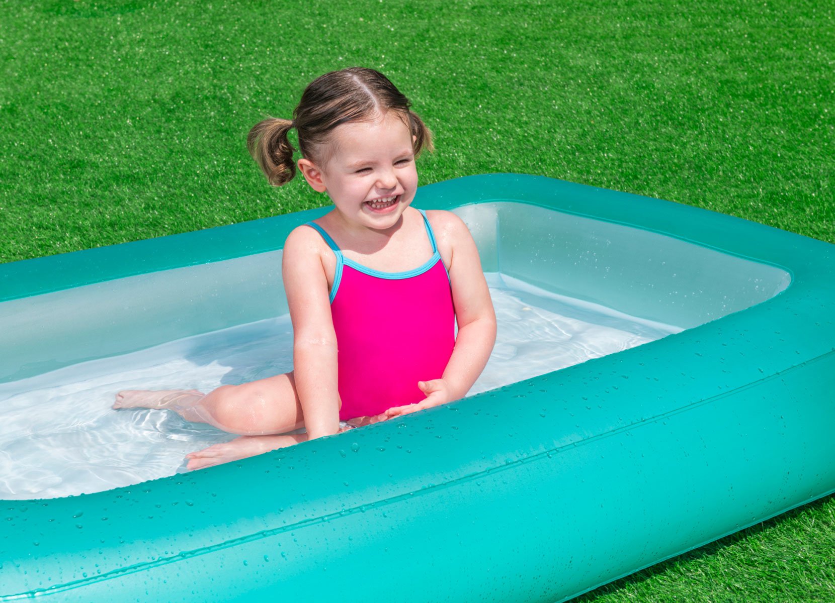 Bestway #51115 Planschbecken Aquababes 165x104x25cm