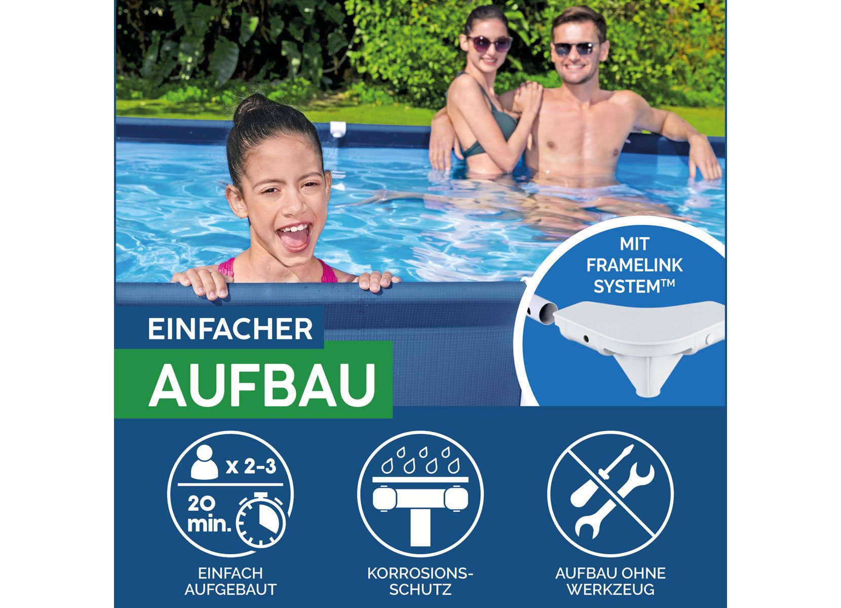 Bestway #56424 Steel Pro Pool-Set 400x211x81cm