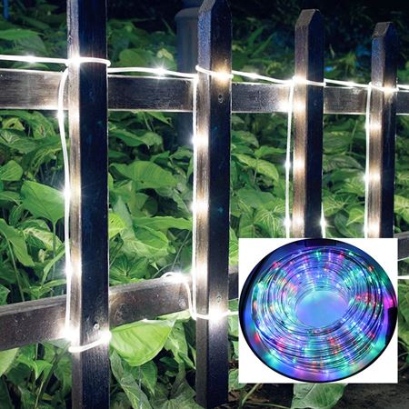 Transparenter LED-Lichtschlauch 10m 240 LEDs Multicolor