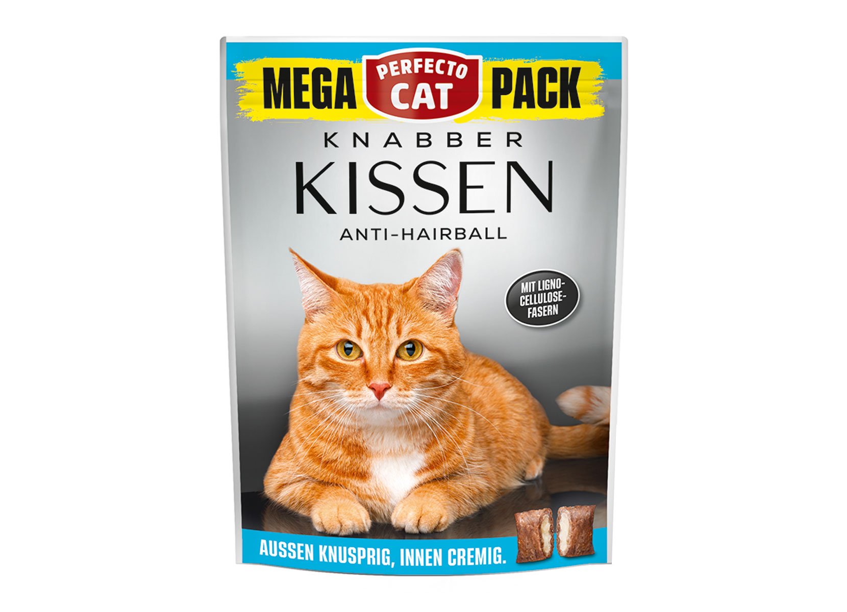 Perfecto Cat Knabberkissen Anti-Hairball 150g Mega Pack