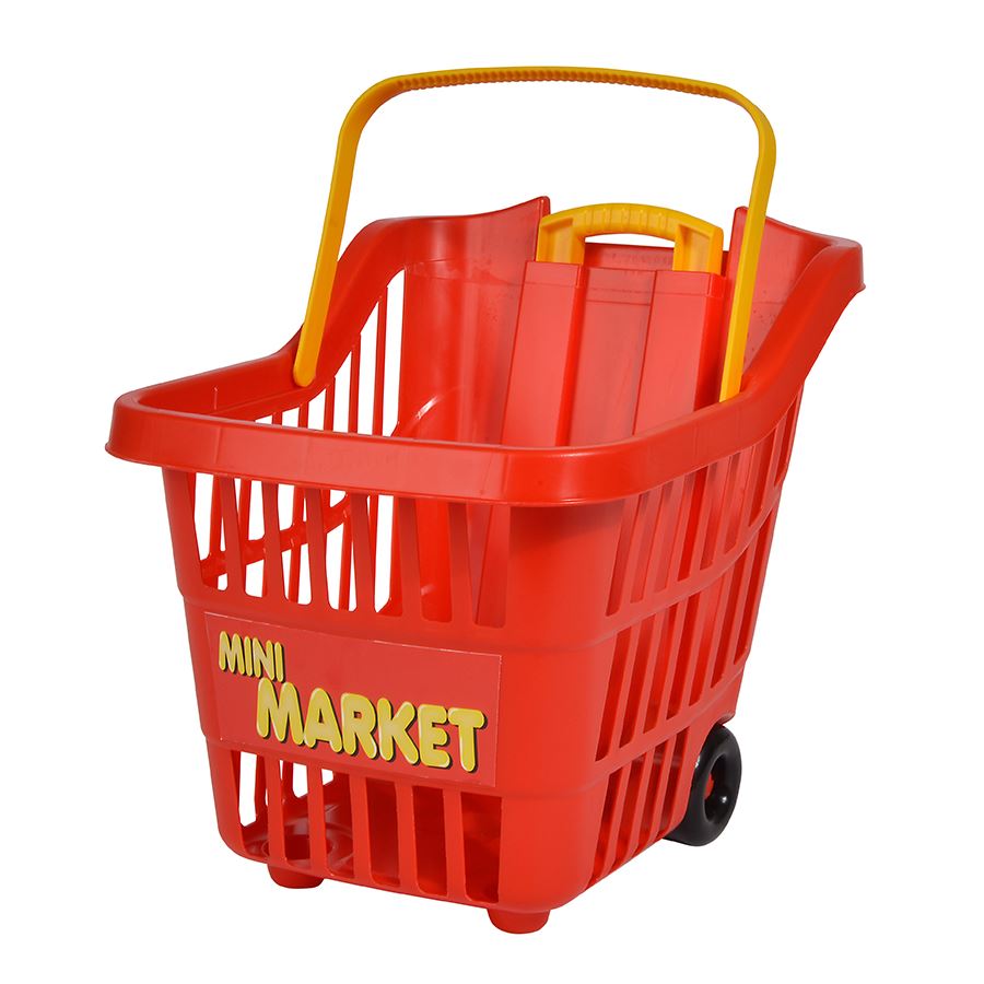 Kinder-Einkaufstrolley Mini Market 30x24,5x26cm
