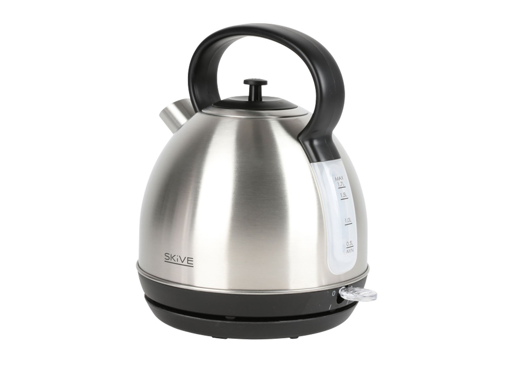 Retro-Wasserkocher 1,7 Liter Silber