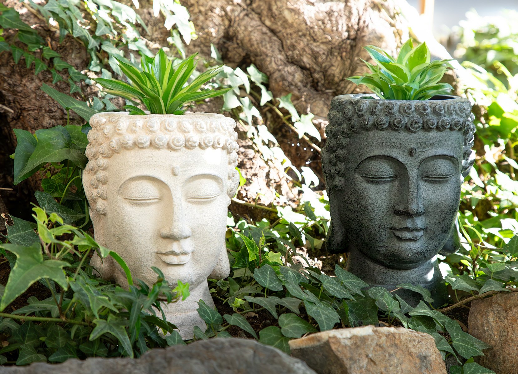 Buddha Pflanztopf klein 17,5x22cm