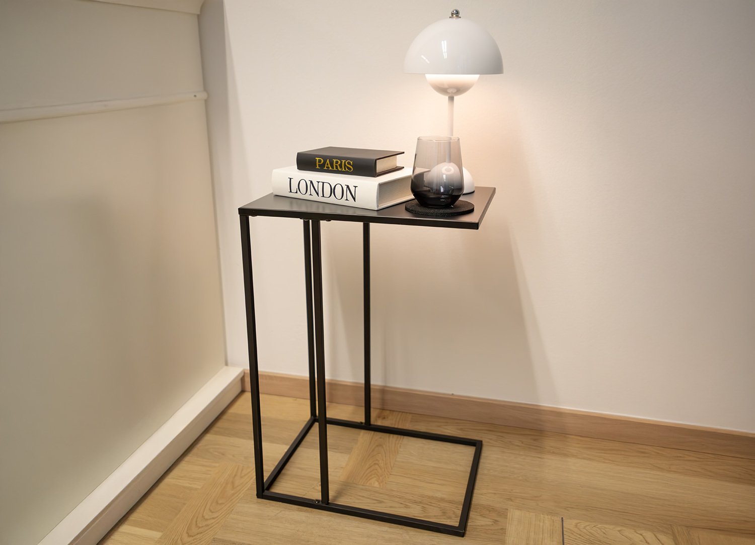 Beistelltisch 40x30x58cm Schwarz