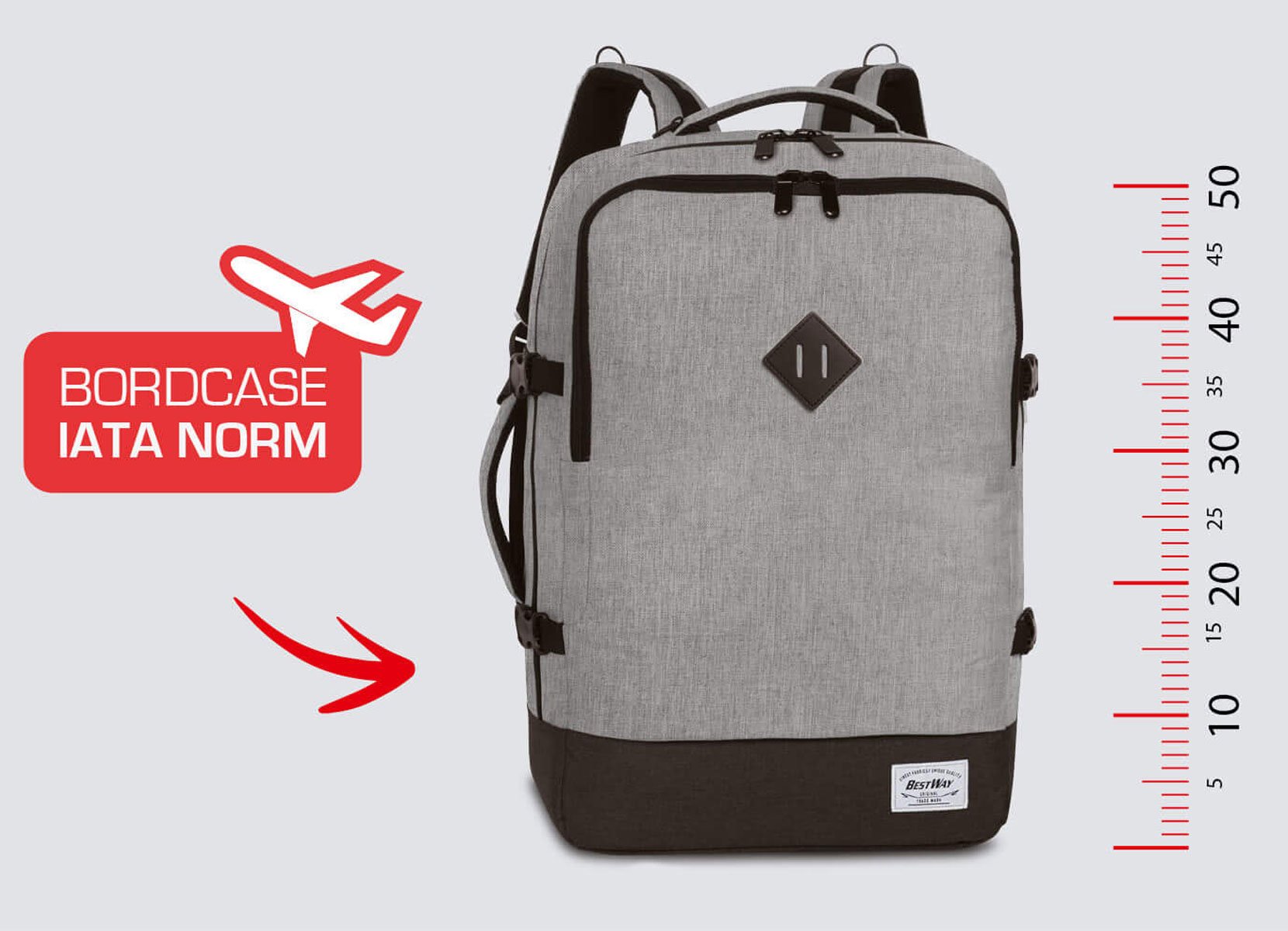 Handgepäck-Rucksack 35x54x20cm