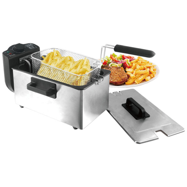 Edelstahl-Fritteuse 2000W