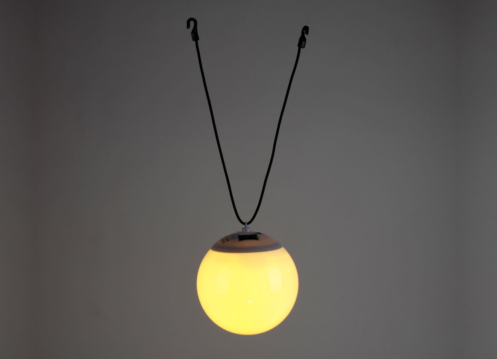 Hängende Solarlampe mit 4 LEDs 20cm Warmweiß