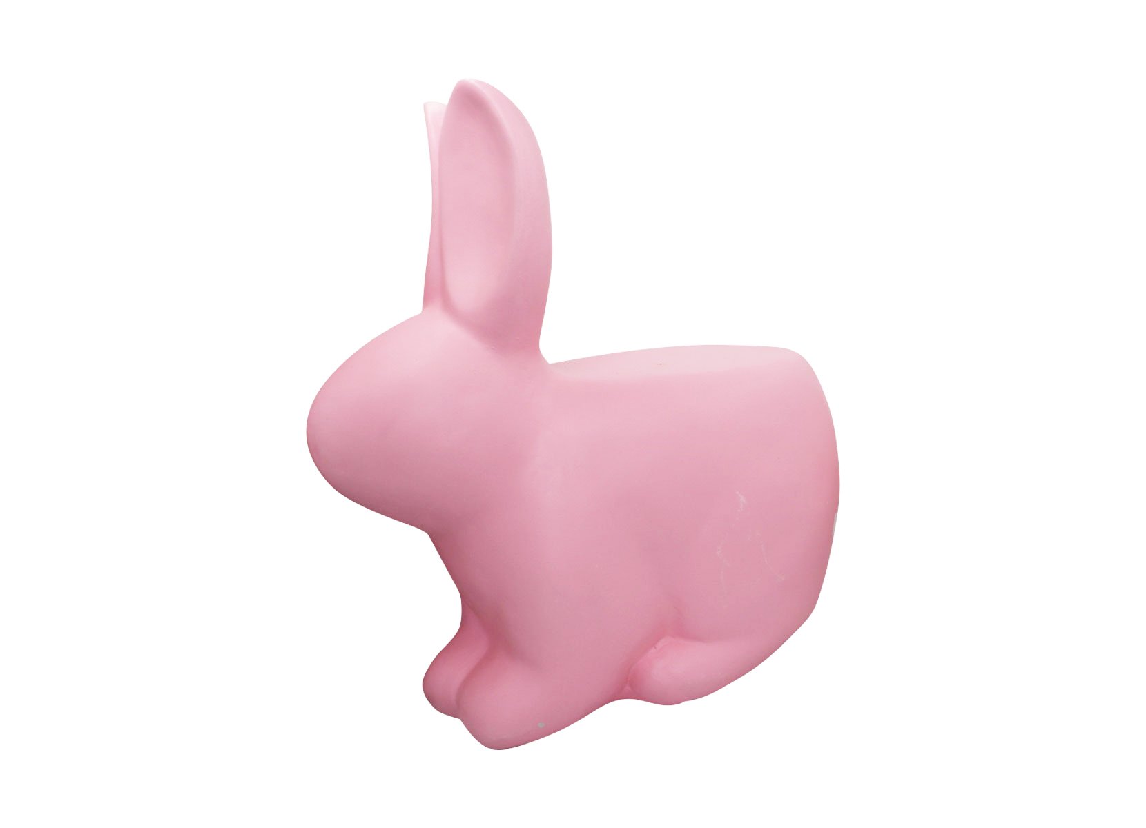 Deko-Hocker Hase 45x26x50cm Rosa