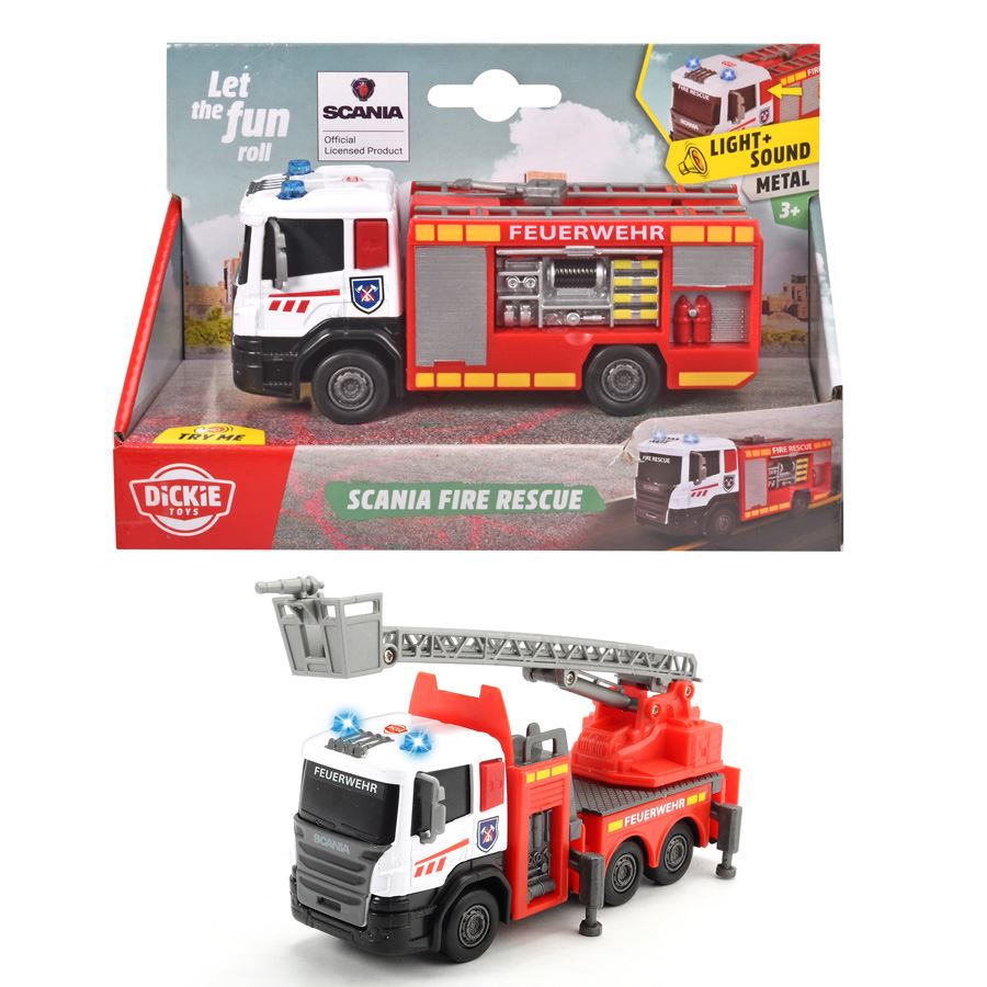 Dickie Toys Scania Feuerwehrauto 14,5cm
