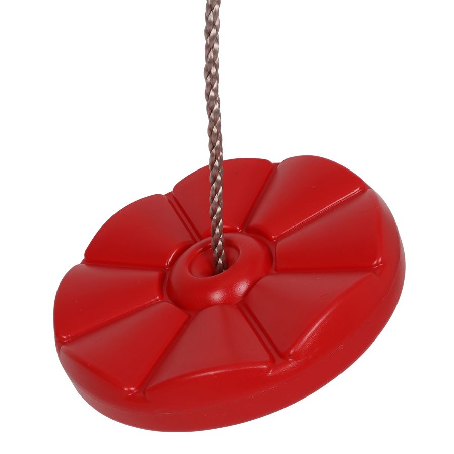 Kunststoff-Tellerschaukel Rot 29x5,5cm