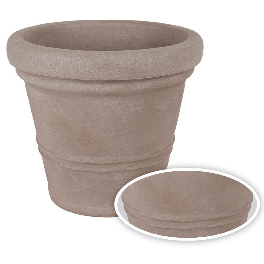 Pflanztopf Siena 37x33cm Sand