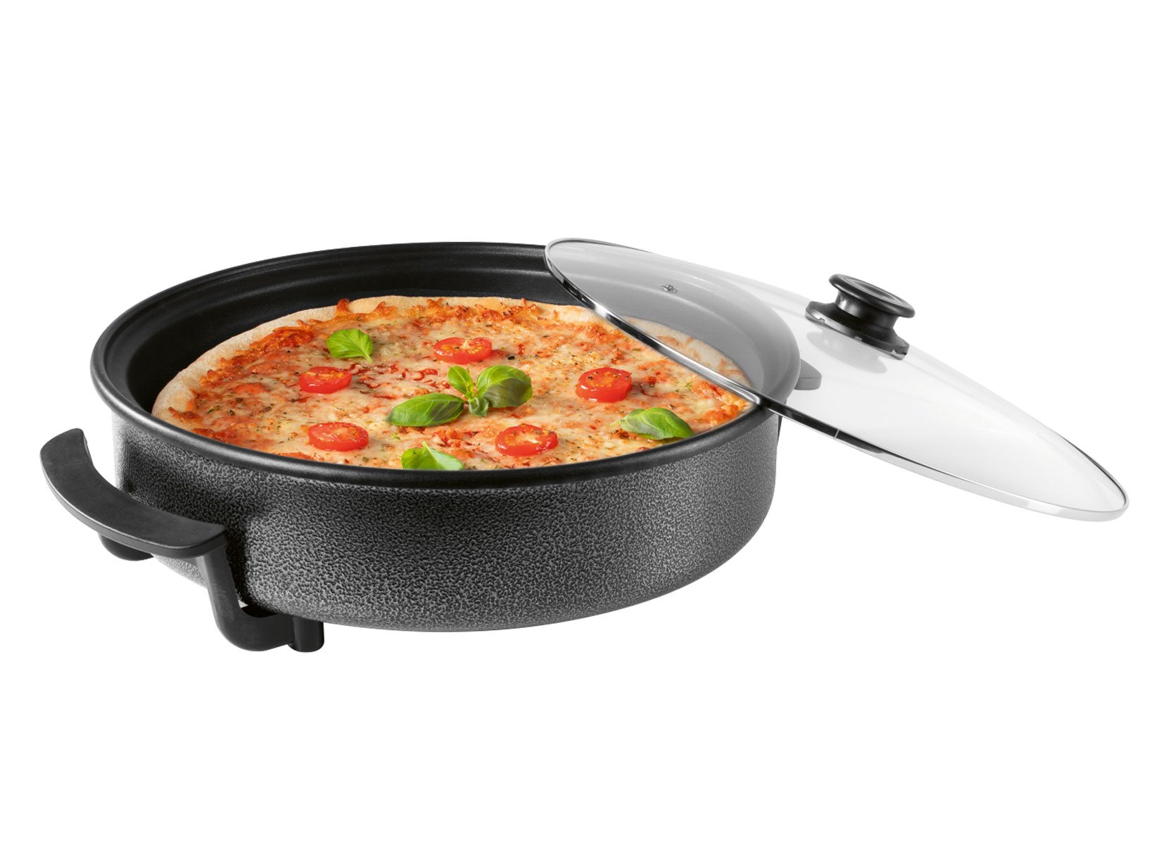 Elektrische Partypfanne mit Deckel 30cm