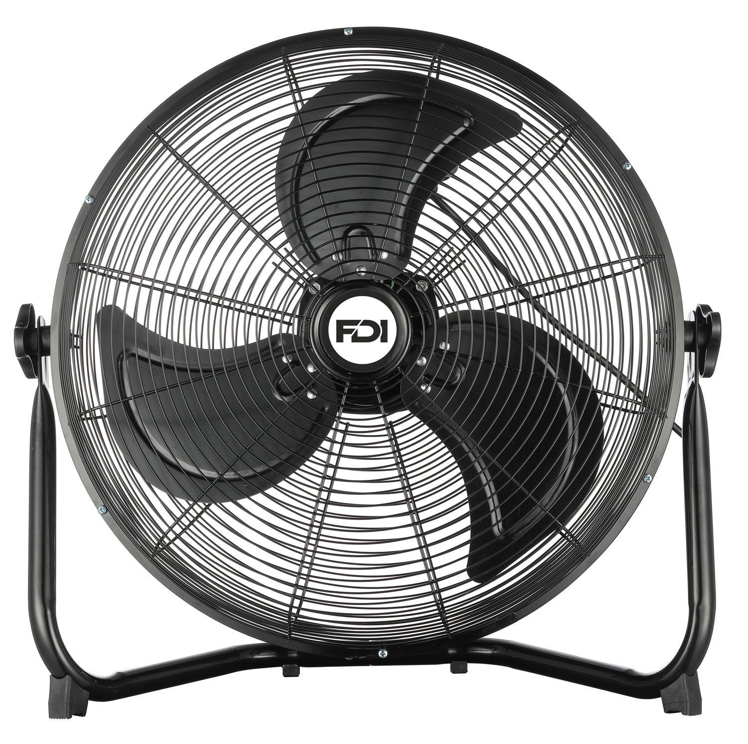 Bodenventilator 40cm 90W Schwarz
