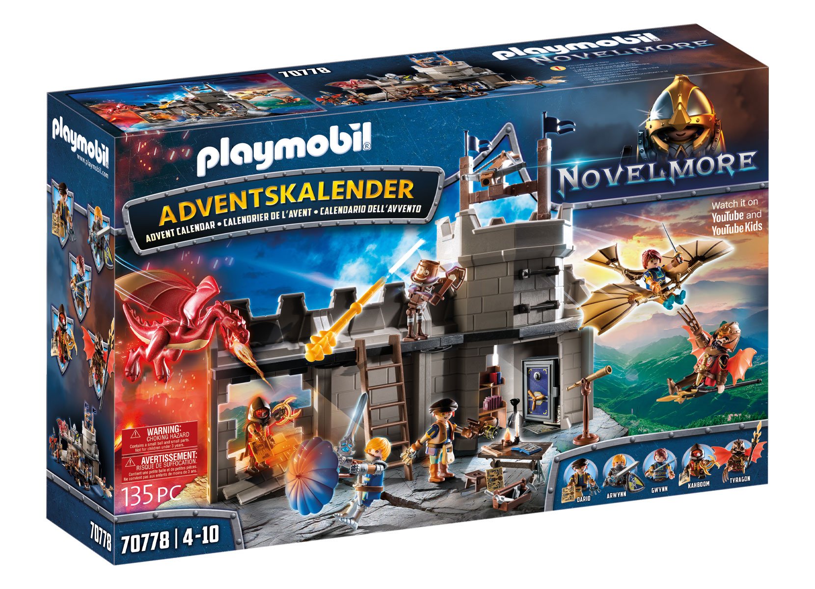 Playmobil 70778 Adventskalender Novelmore Darios Werkstatt