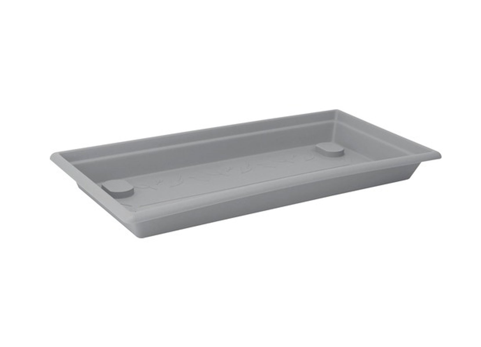 Untersetzer XXL Pflanzkasten Magnus 80x39x6cm Steingrau