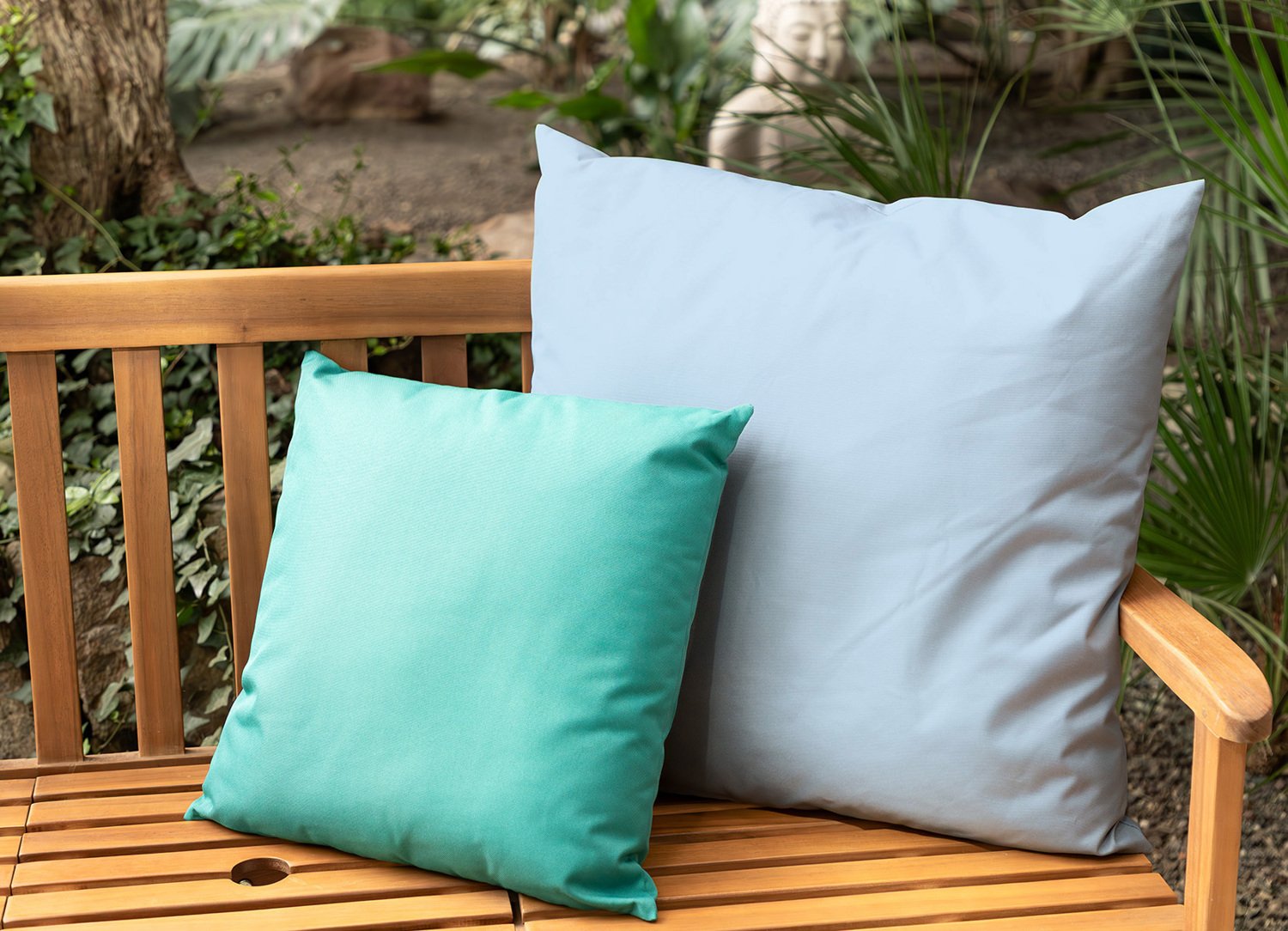 Outdoor XL-Kissen 60x60cm Blaugrau