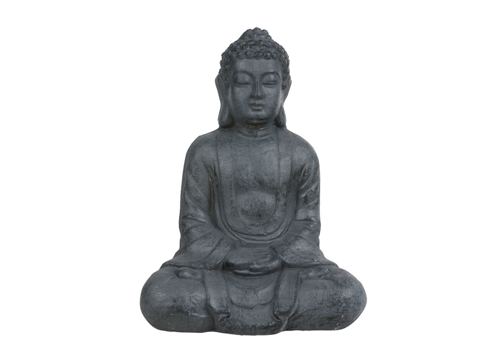 Sitzender Buddha aus Magnesia klein 28x37,5x20cm