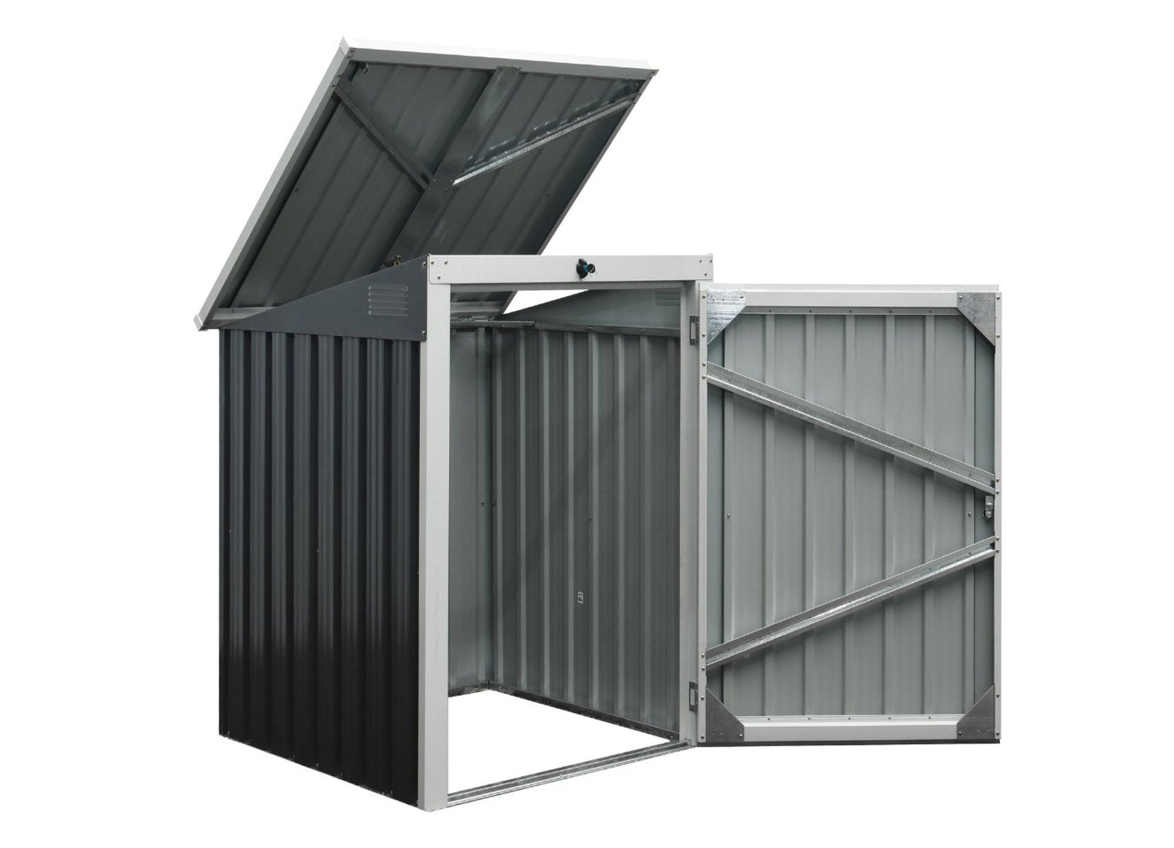 Home Deluxe Mülltonnenbox BASURA S 1x 240 Liter