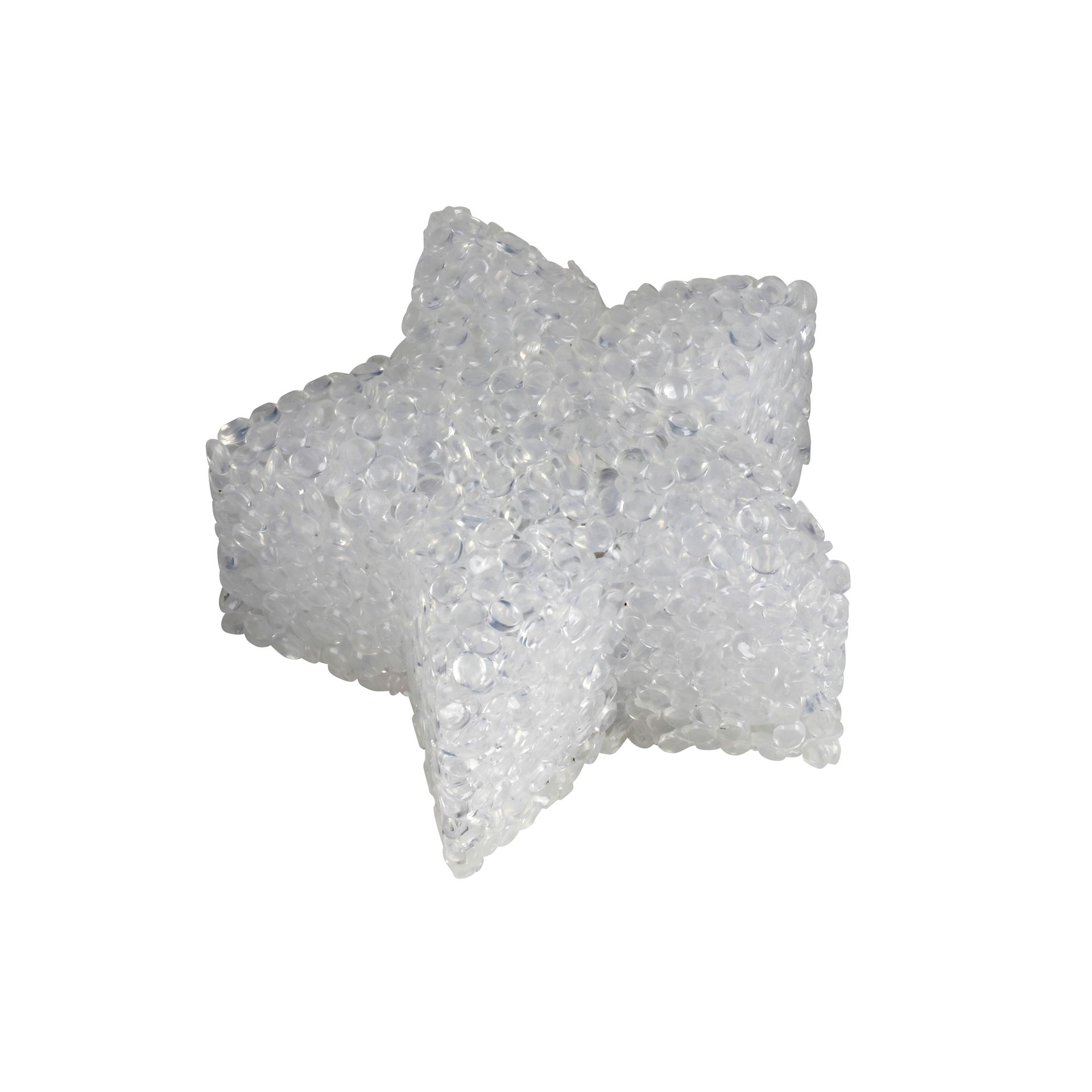 LED-Deko-Stern 9x8x4cm Kaltweiß