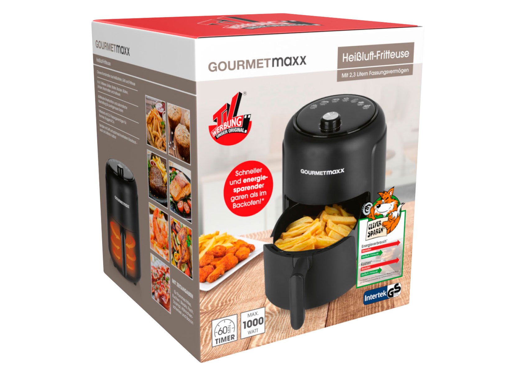 Heißluft-Fritteuse 2,3 Liter Heißluft-Fritteuse 2,3 Liter