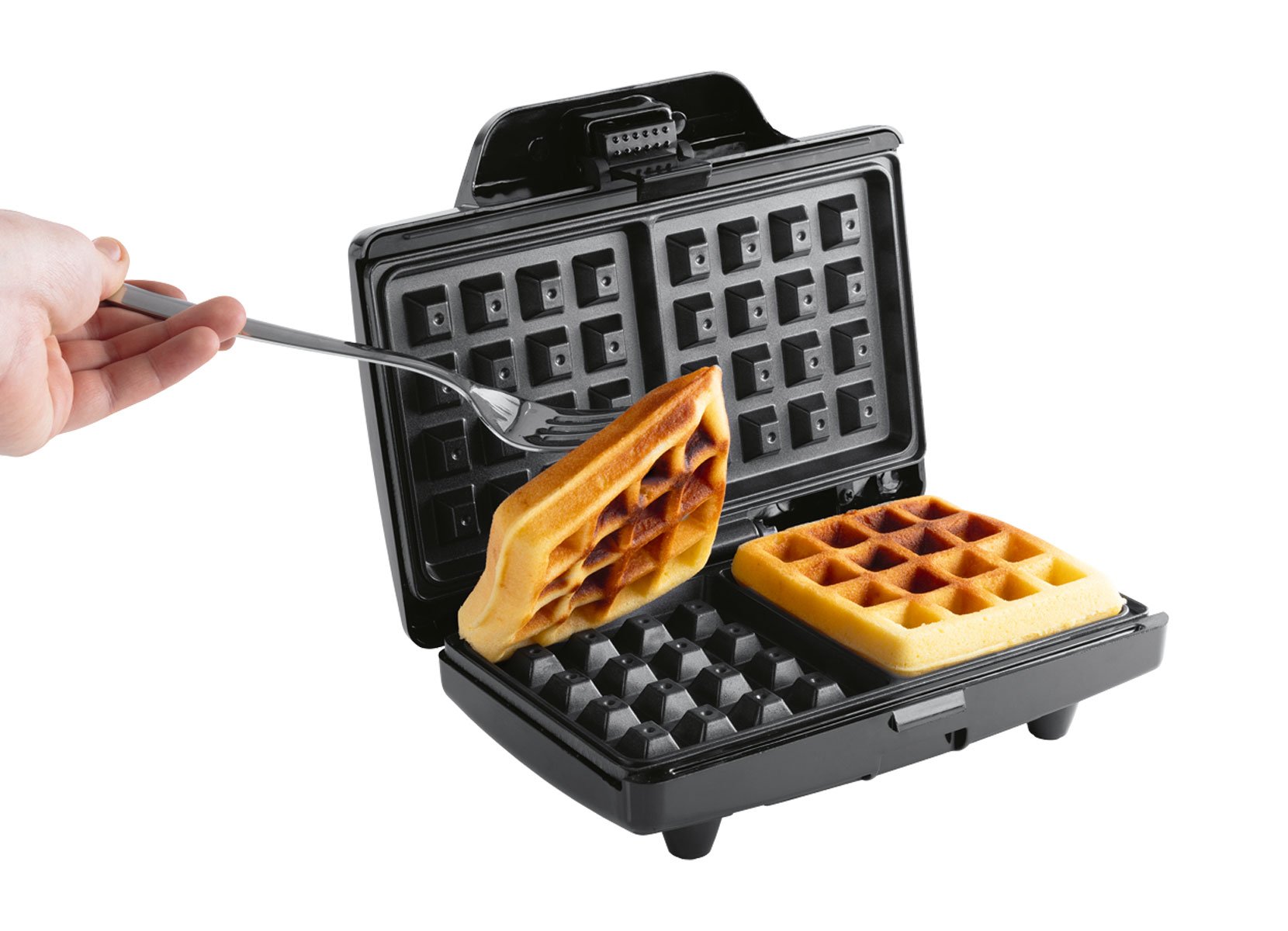 Waffeleisen für 2 Belgische Waffeln 750W Waffeleisen für 2 Belgische Waffeln 750W