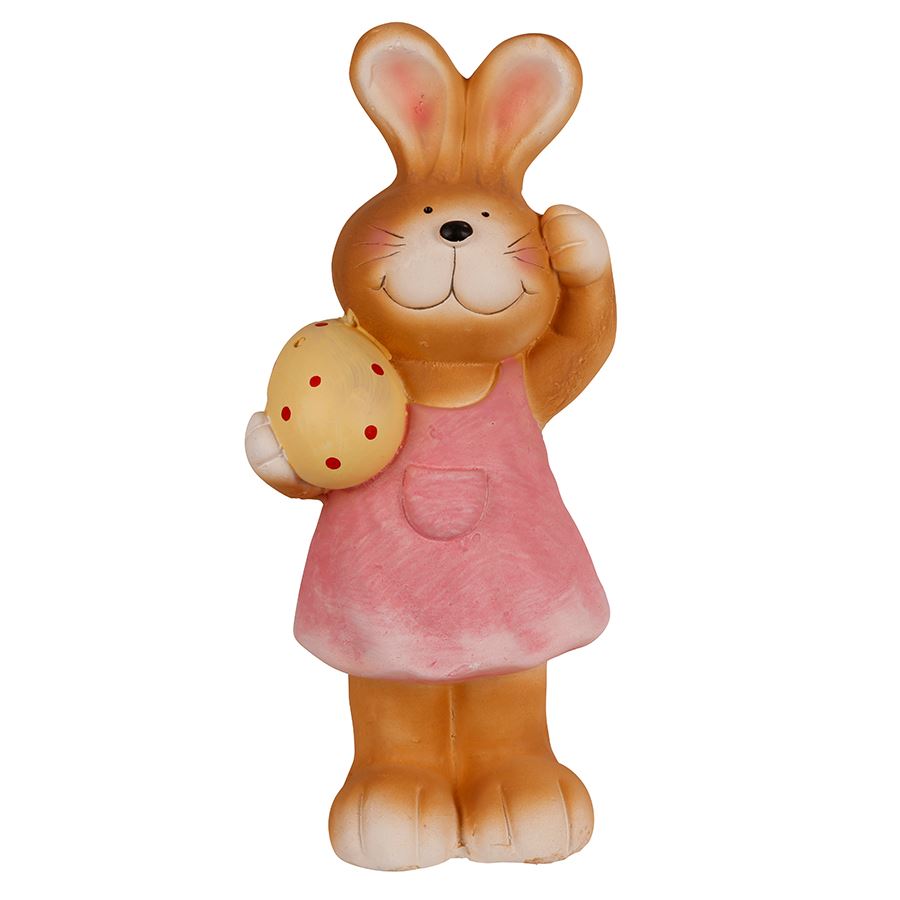 Großer Deko-Hase 40cm Mädchen