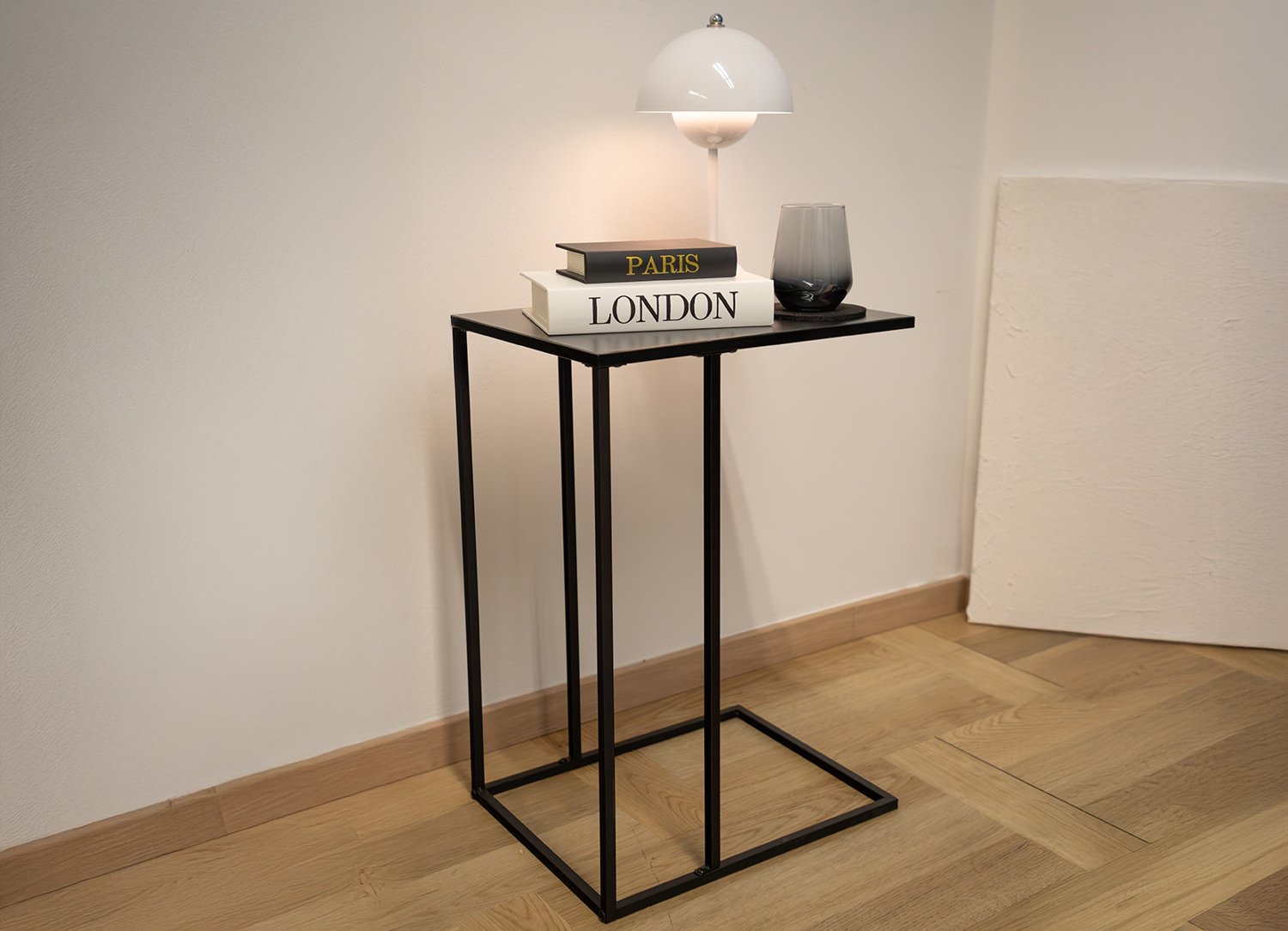 Beistelltisch 40x30x58cm Schwarz