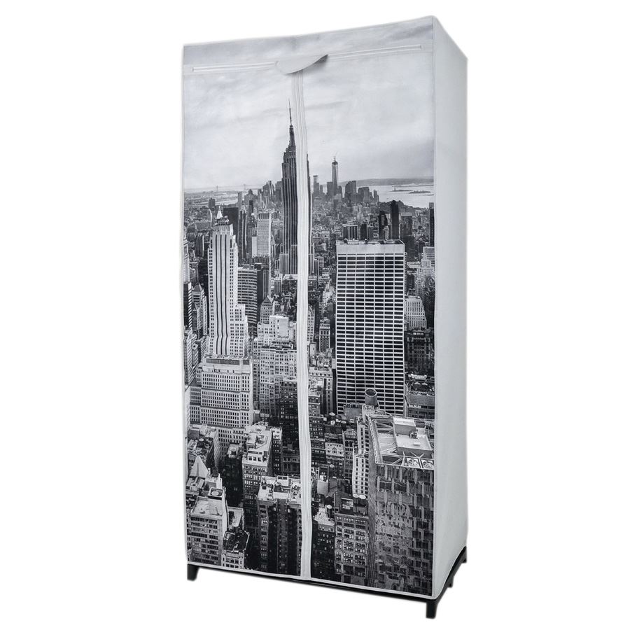 Stoffkleiderschrank 75x160x45cm New York