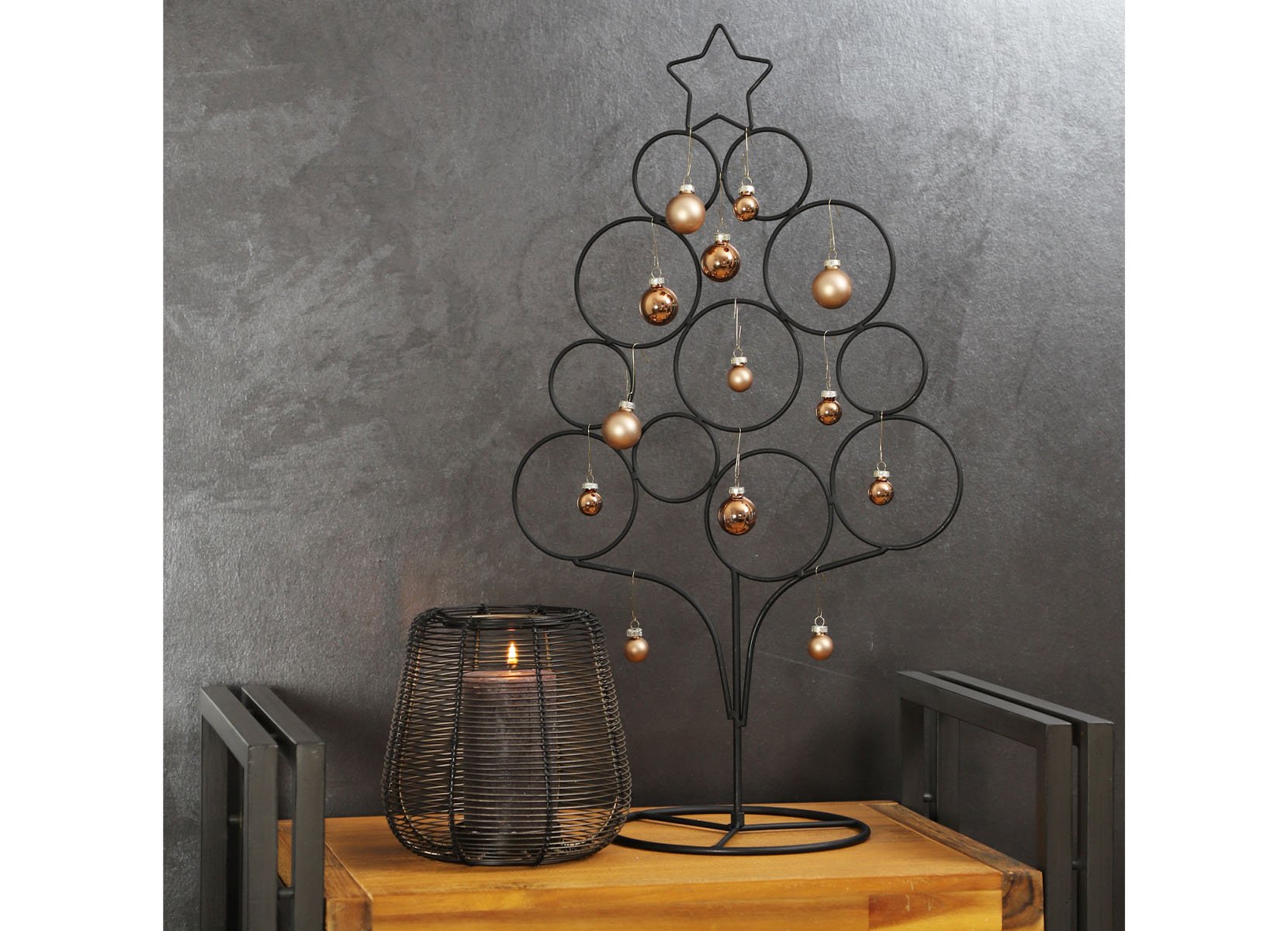 Metall-Weihnachtsbaum 35x60cm