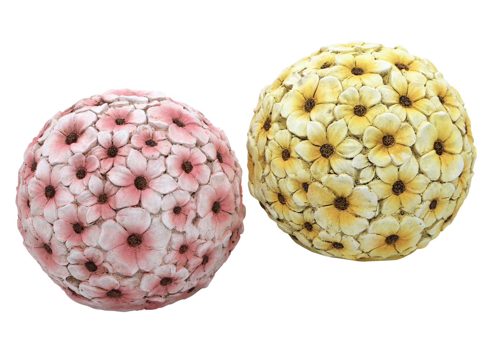 Blumenkugel klein 24x20cm aus Magnesia