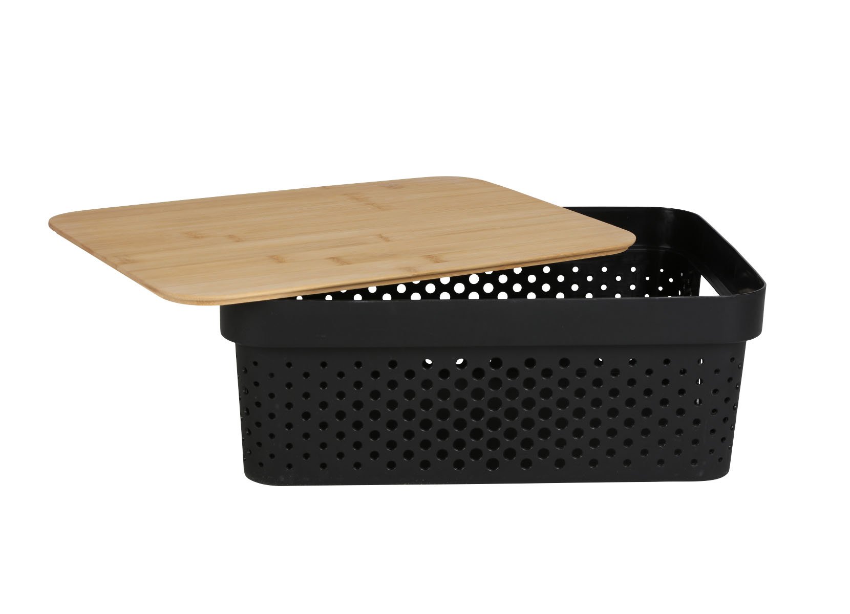 Aufbewahrungsbox mit Bambus-Deckel 11L
