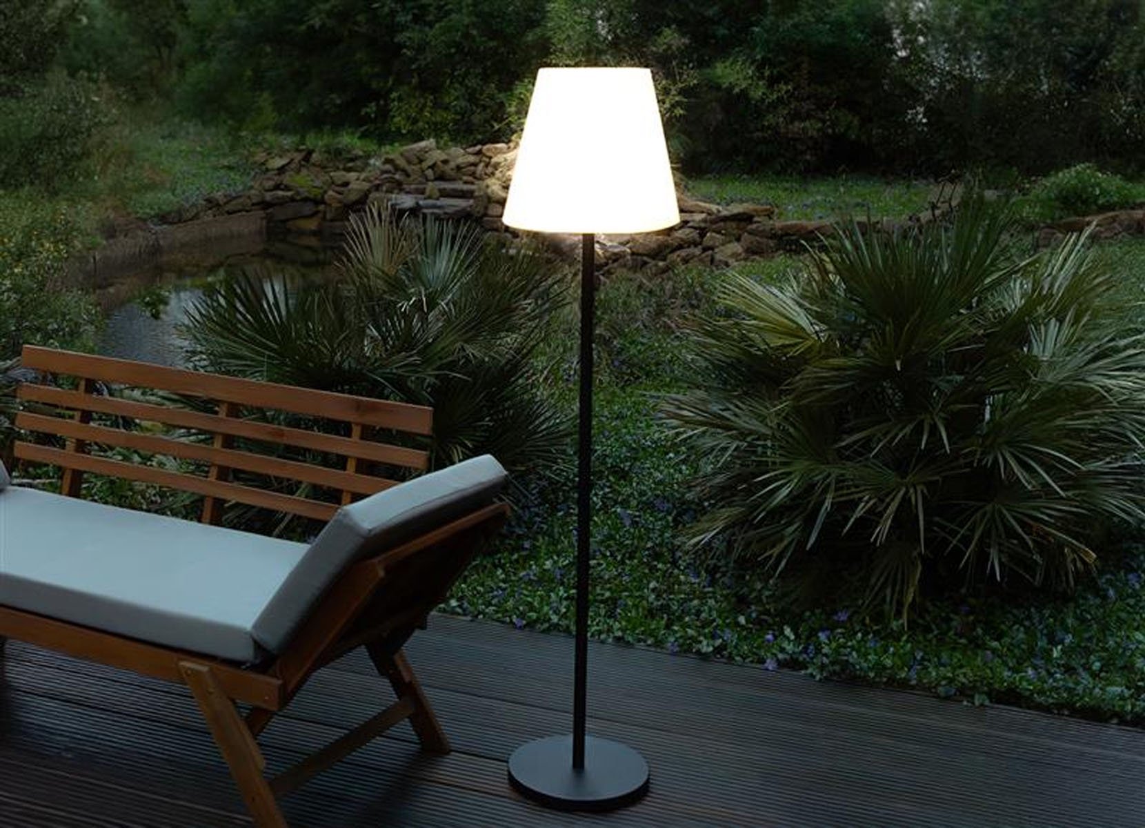 Outdoor-Stehlampe mit Farbwechsler 150cm Outdoor-Stehlampe mit Farbwechsler 150cm