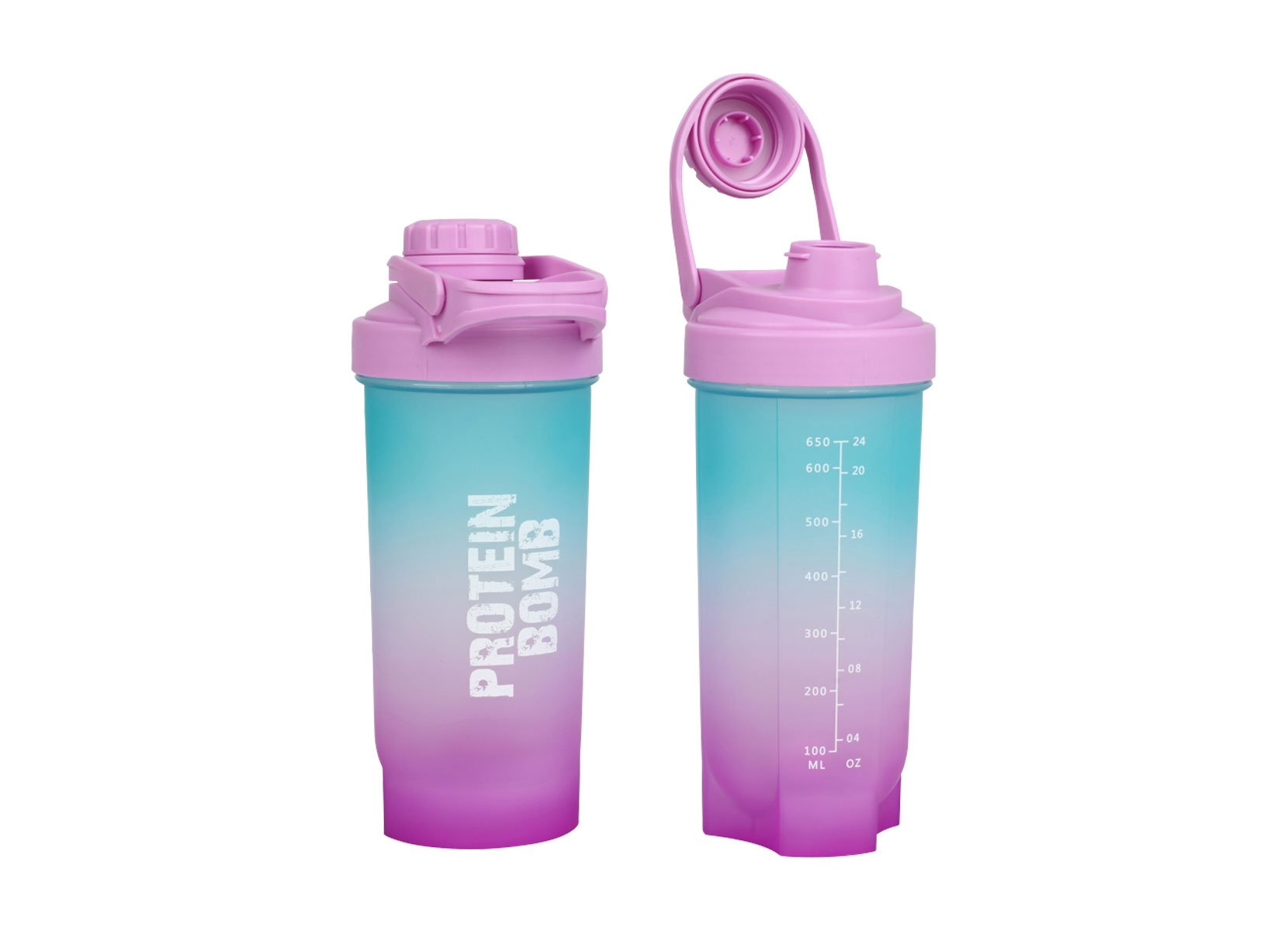Eiweißshaker mit Spruch 700ml