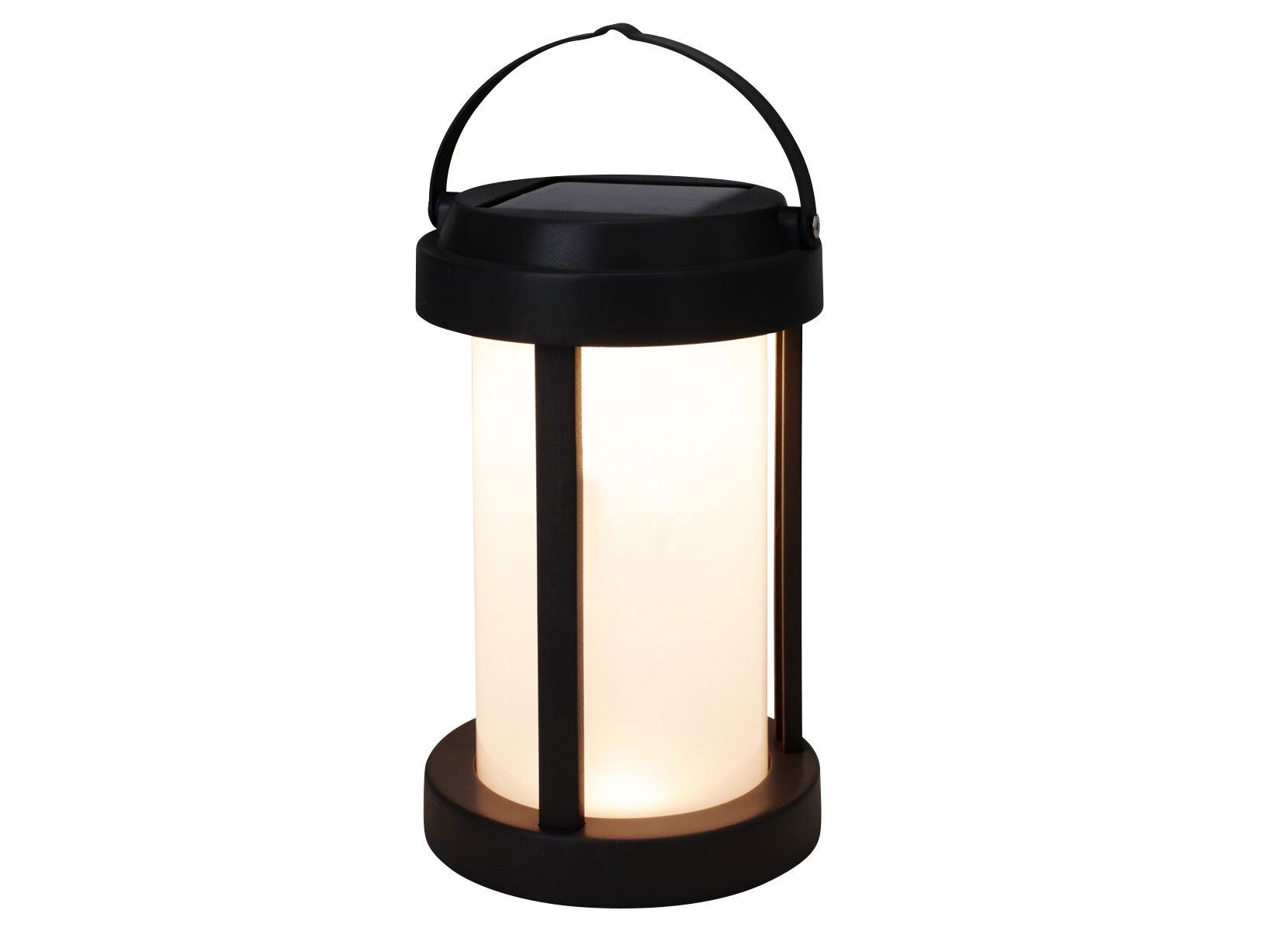 Shell Solar-Campinglampe dimmbar Warmweiß Grau