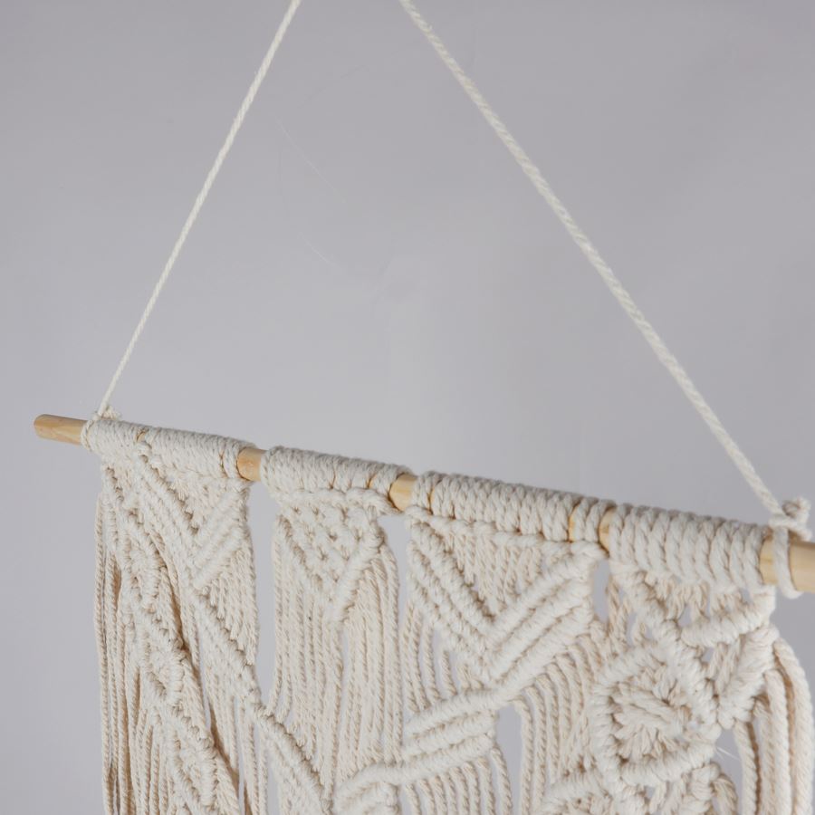 Makramee Wanddekoration im Boho-Style