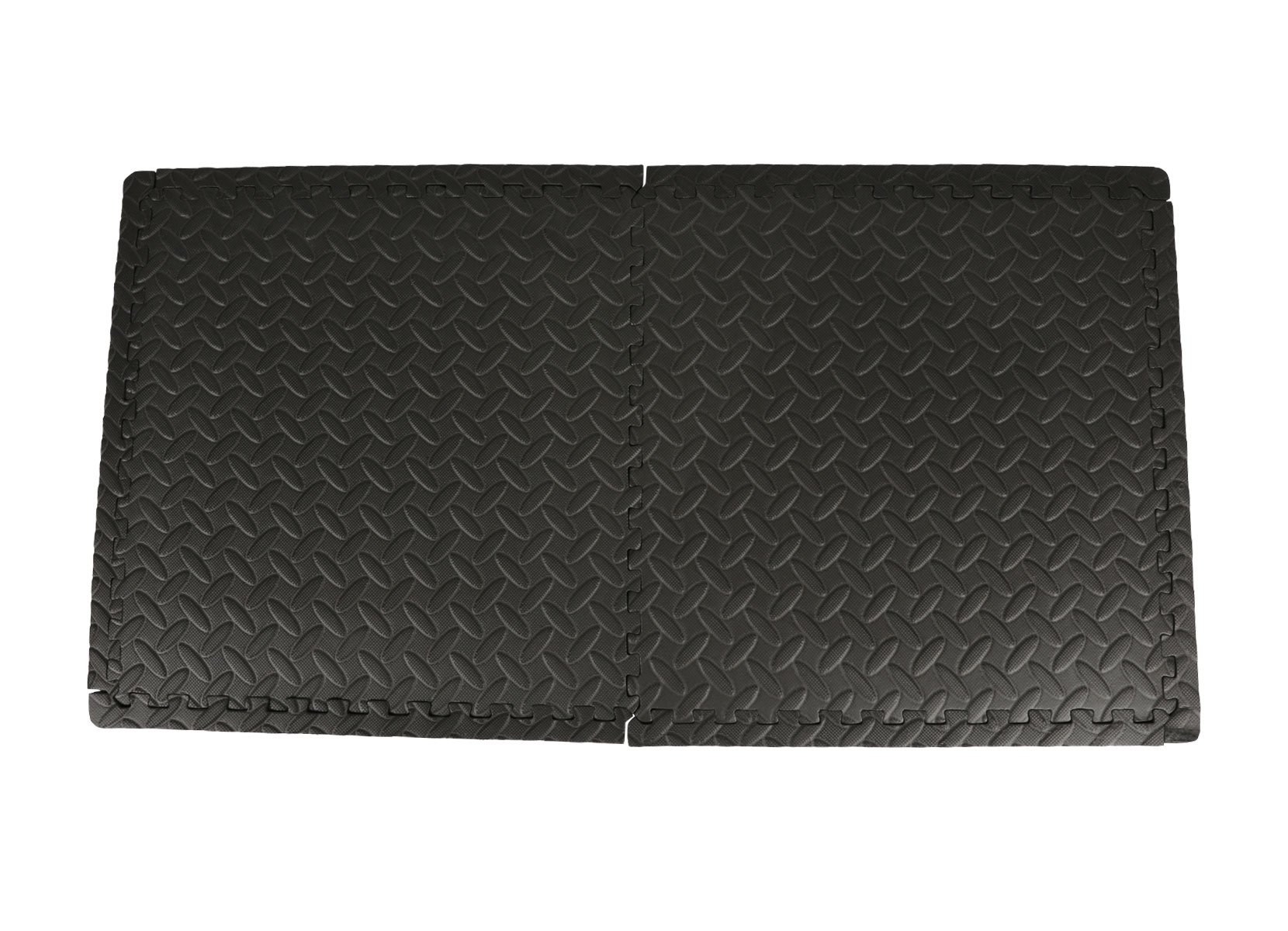 Bodenschutzmatten EVA 39x39cm 6er-Set 0,96m² Anthrazit